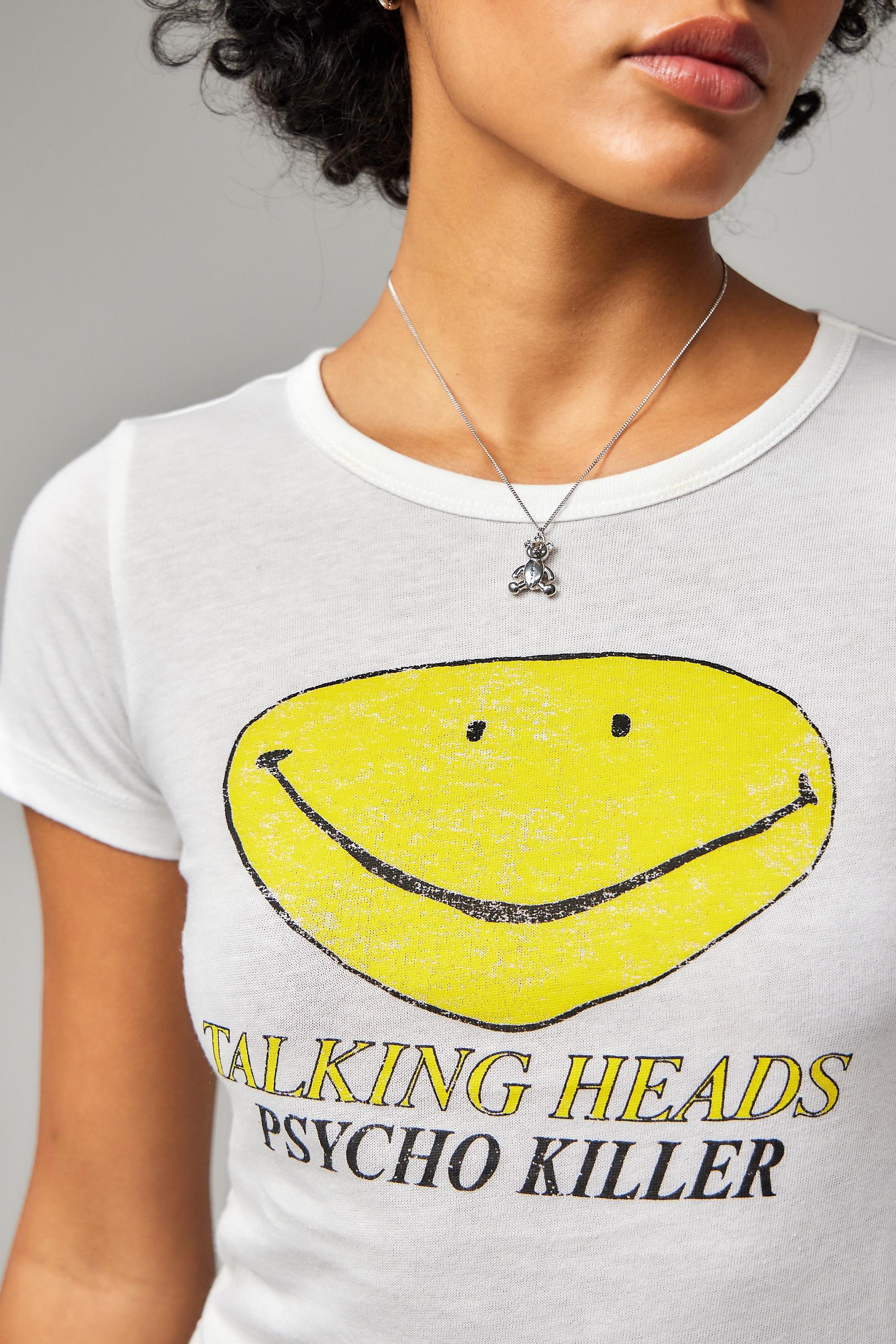 White Printed T-Shirt, , large image number 1