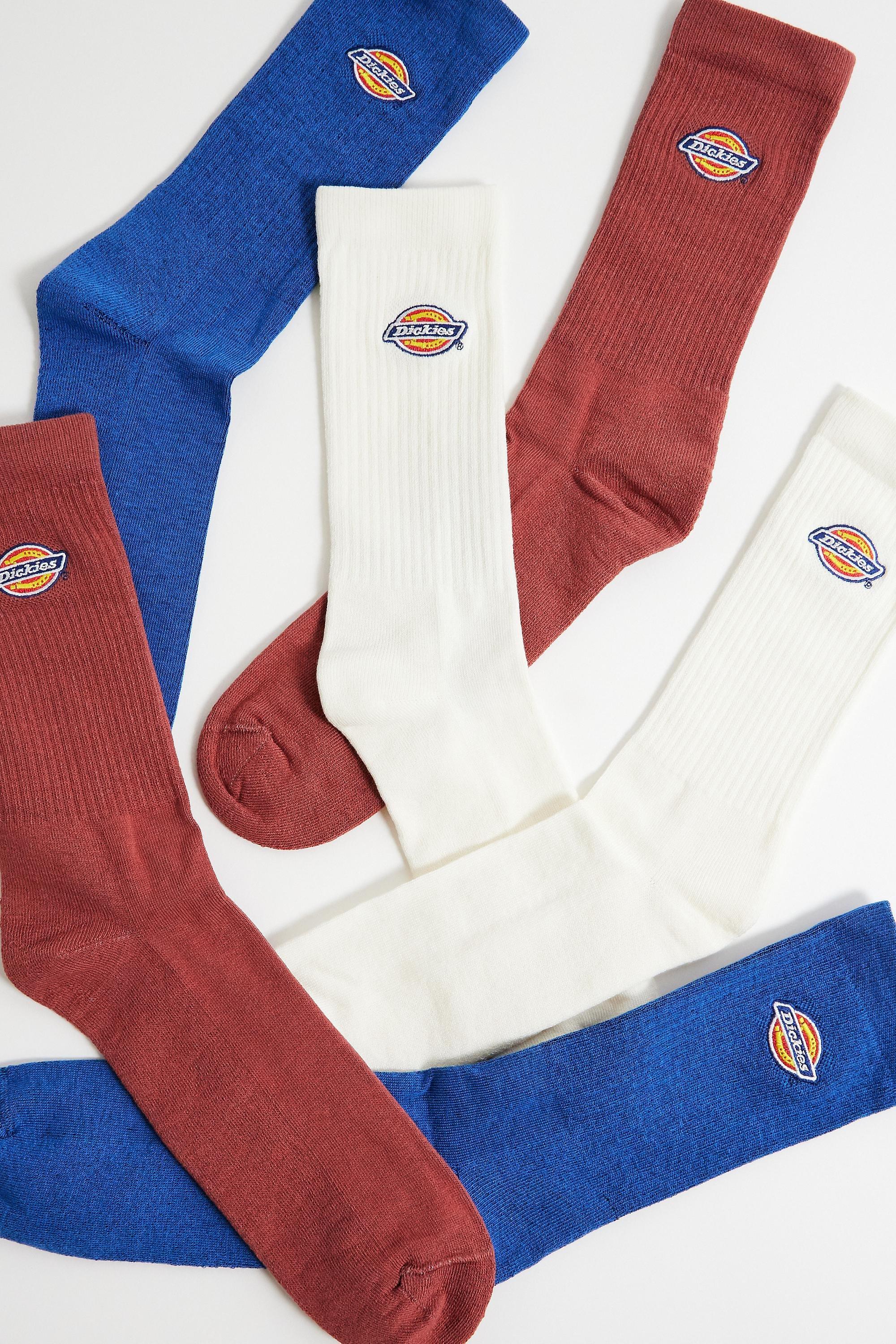 Multicolour Dickies Valley Grove Socks 3 Pack, ASSORT, large image number 0