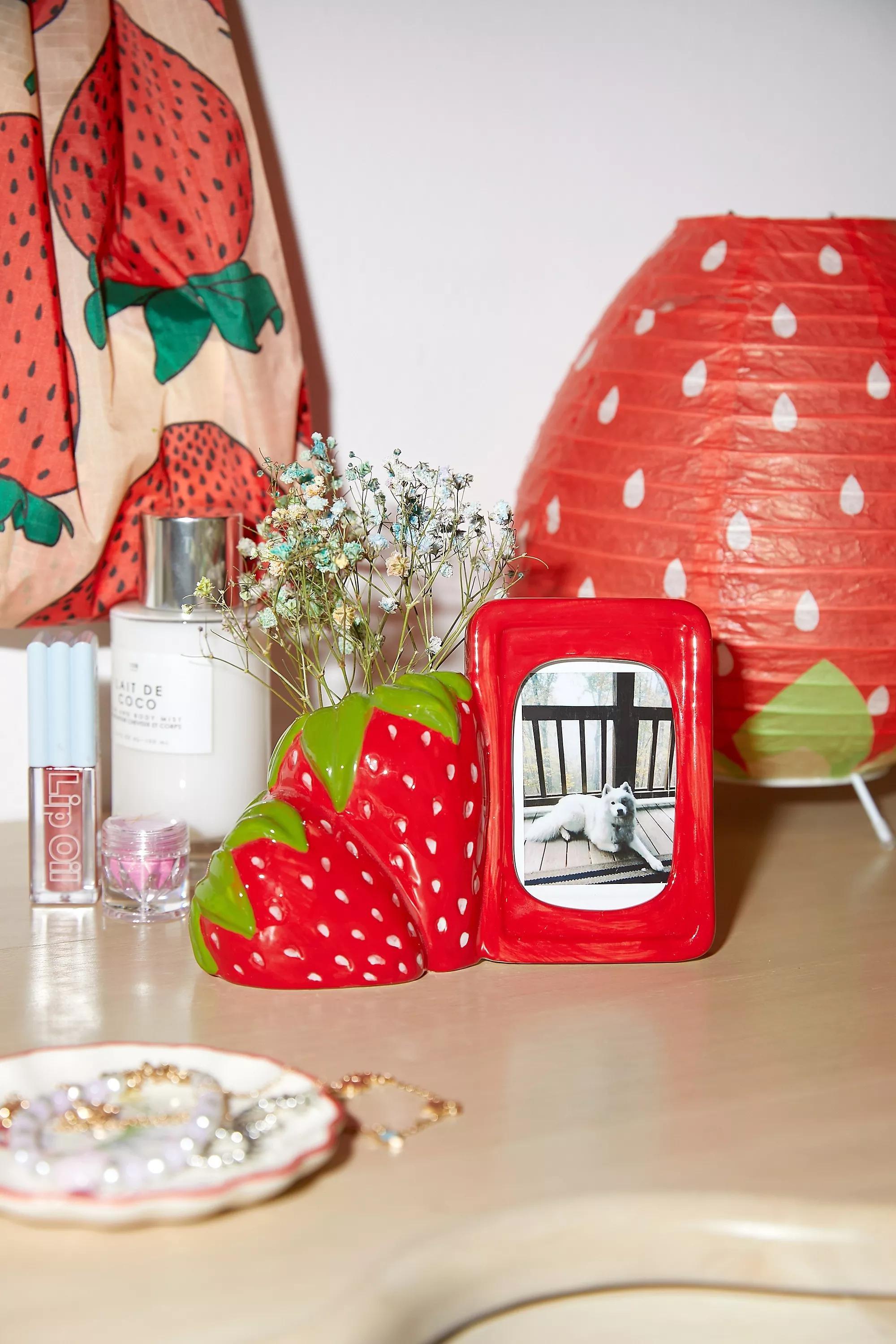 Red Strawberry Instax Photo Frame, , medium