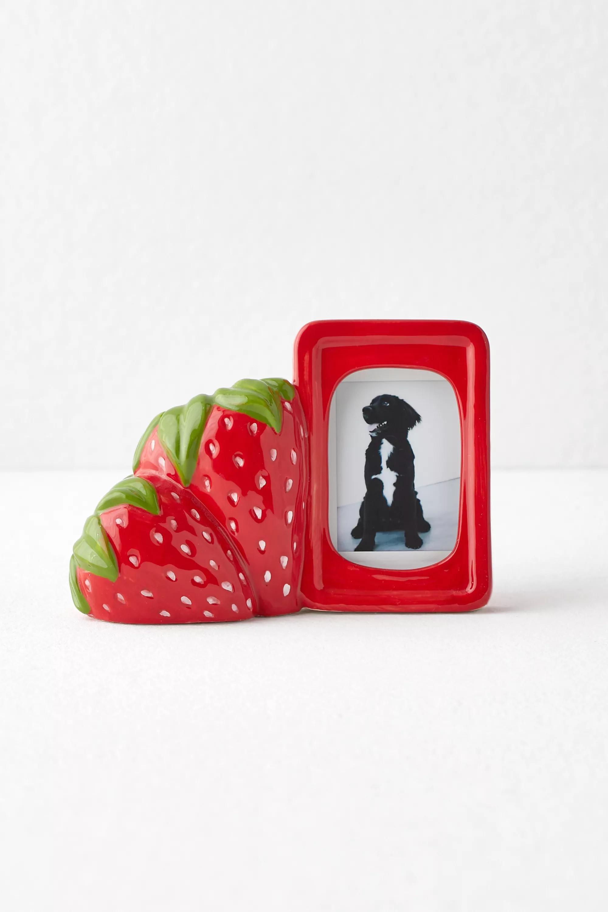 Red Strawberry Instax Photo Frame, RED, large image number 1