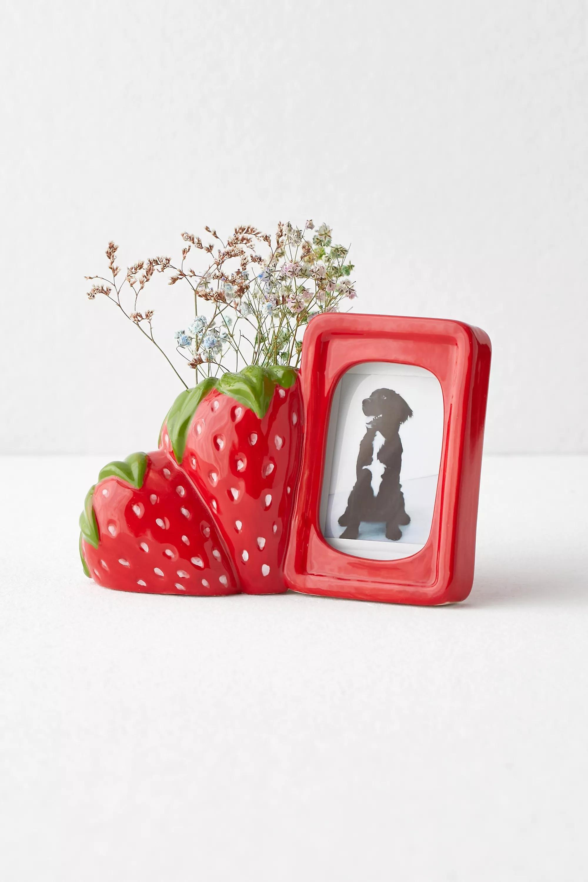Red Strawberry Instax Photo Frame, RED, large image number 2