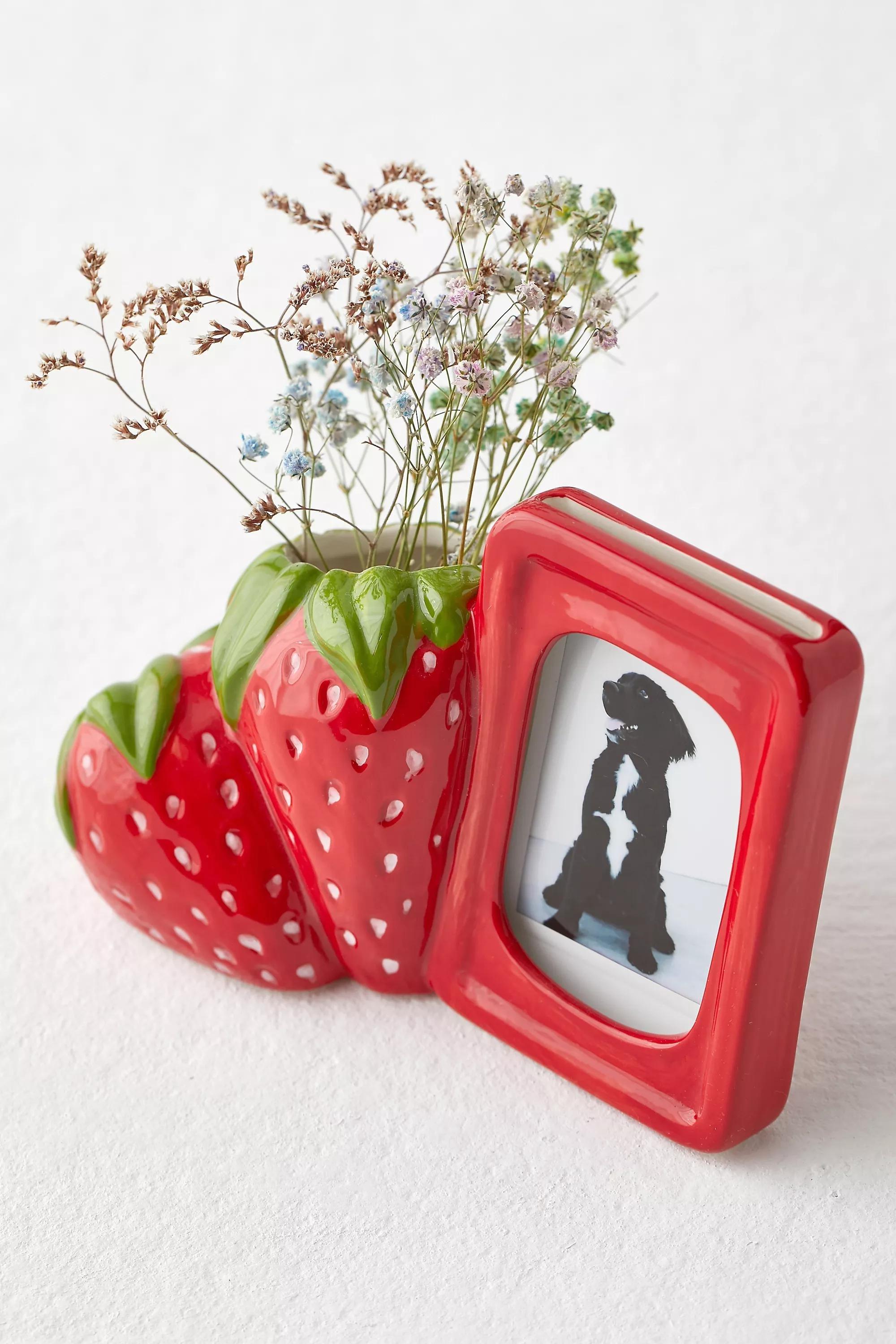 Red Strawberry Instax Photo Frame, RED, large image number 3
