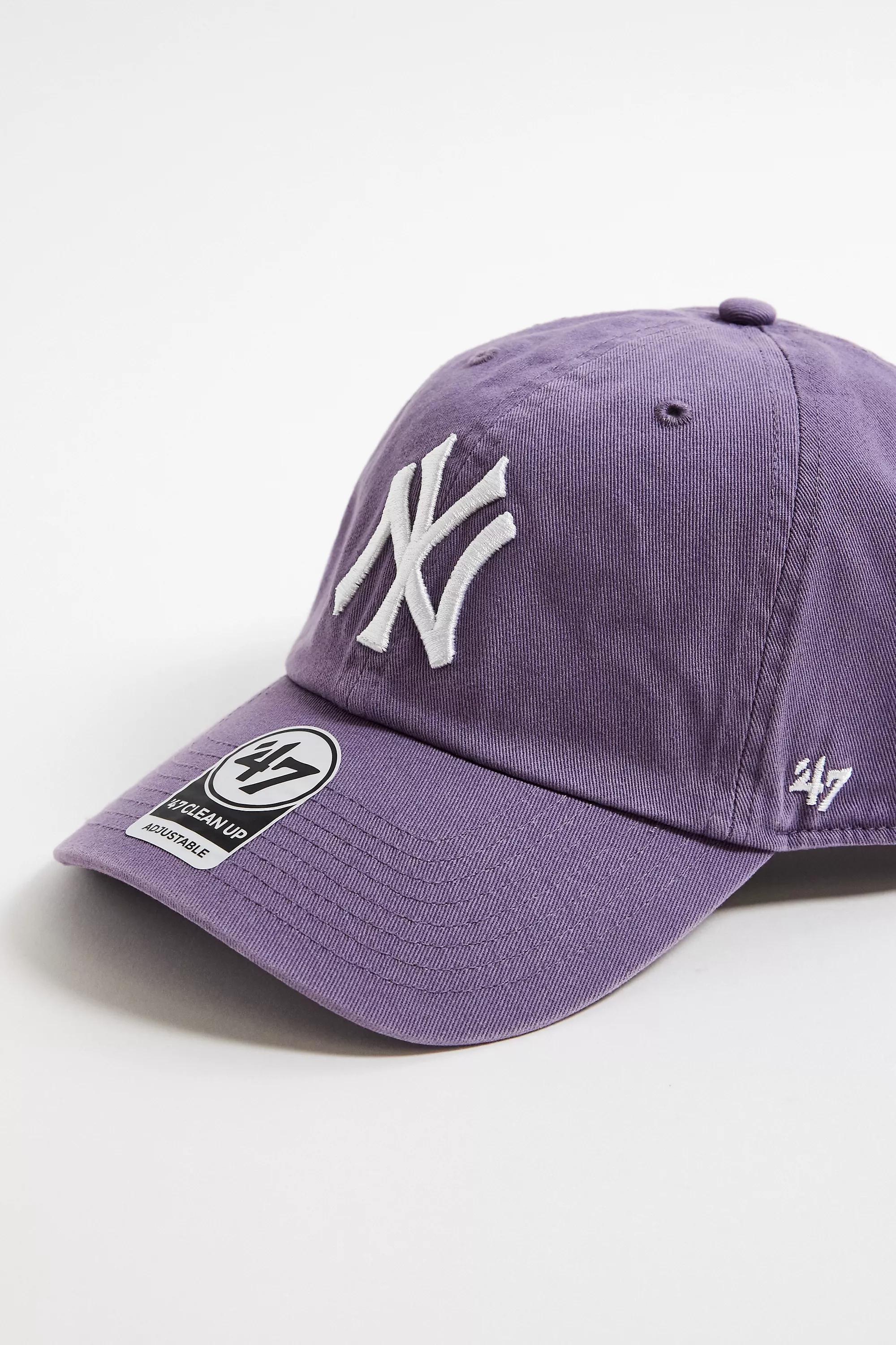 Purple UO Yankees Baseball Cap, PURP, large image number 1