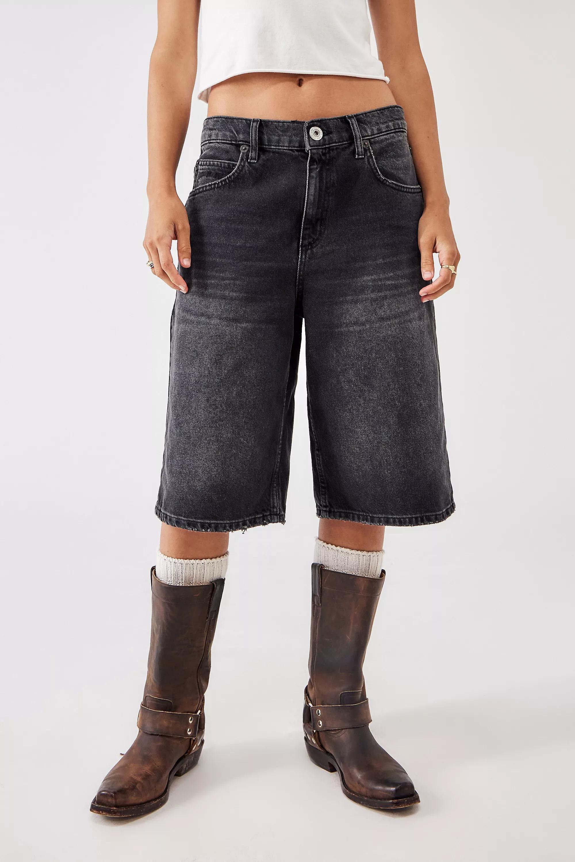 Black Bdg Missouri Longline Authentic Jorts, , large image number 0