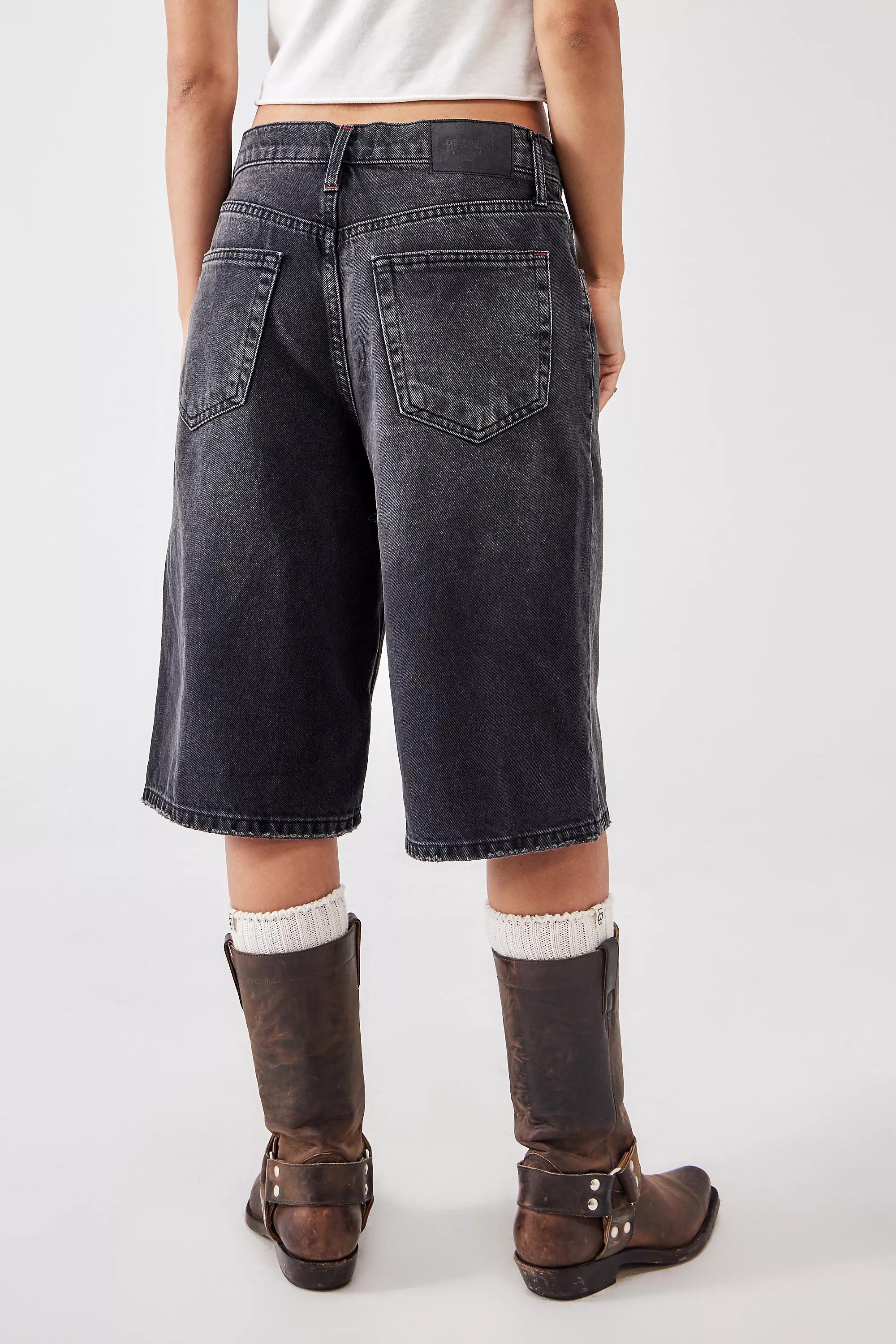 Black Bdg Missouri Longline Authentic Jorts, , large image number 2