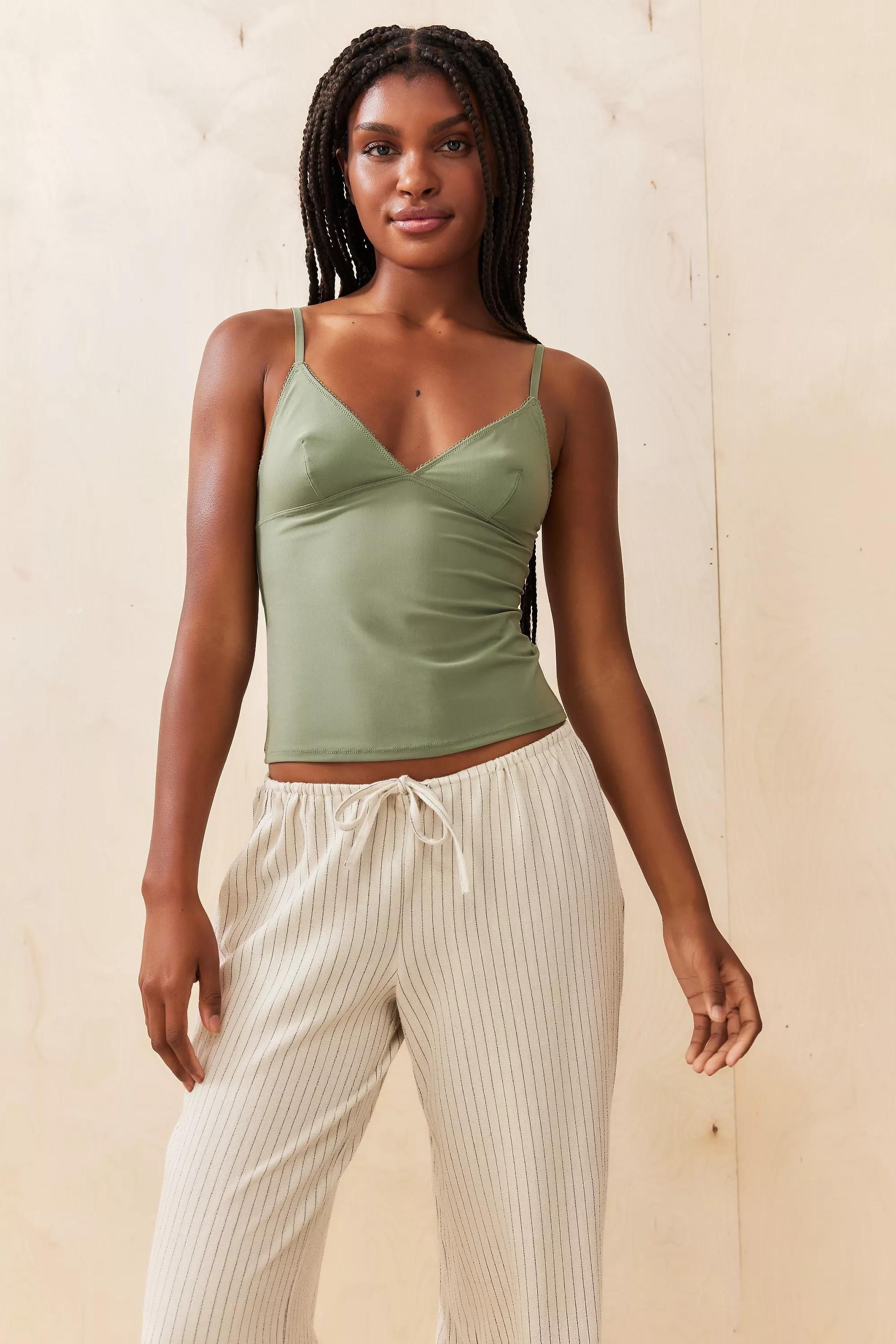 Green Out From Under Je Taime Stretch Cami Top, , large image number 0
