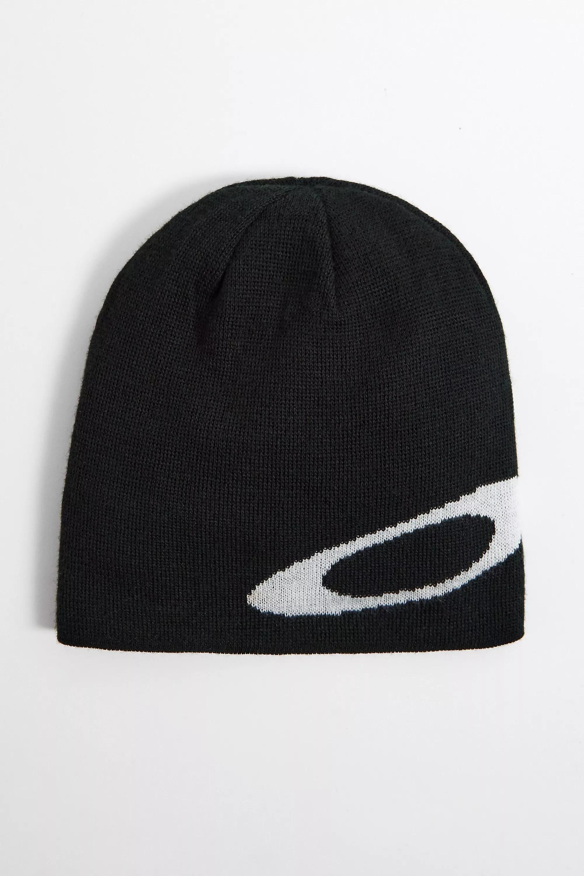 Black UO Oakley Beanie, BLK, large image number 0