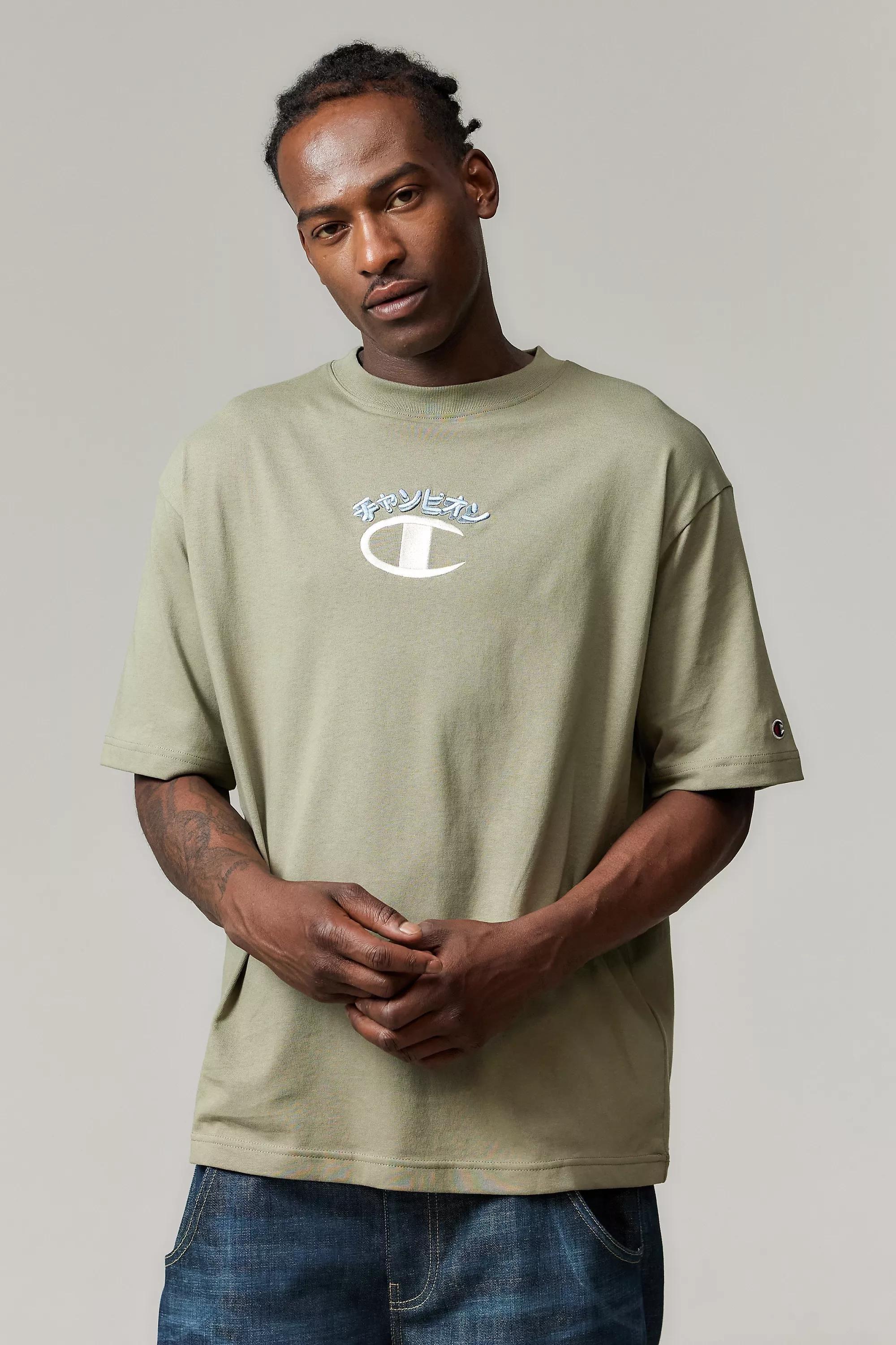 Khaki Champion Uo Exclusive 70S Japanese T-Shirt, , large image number 0