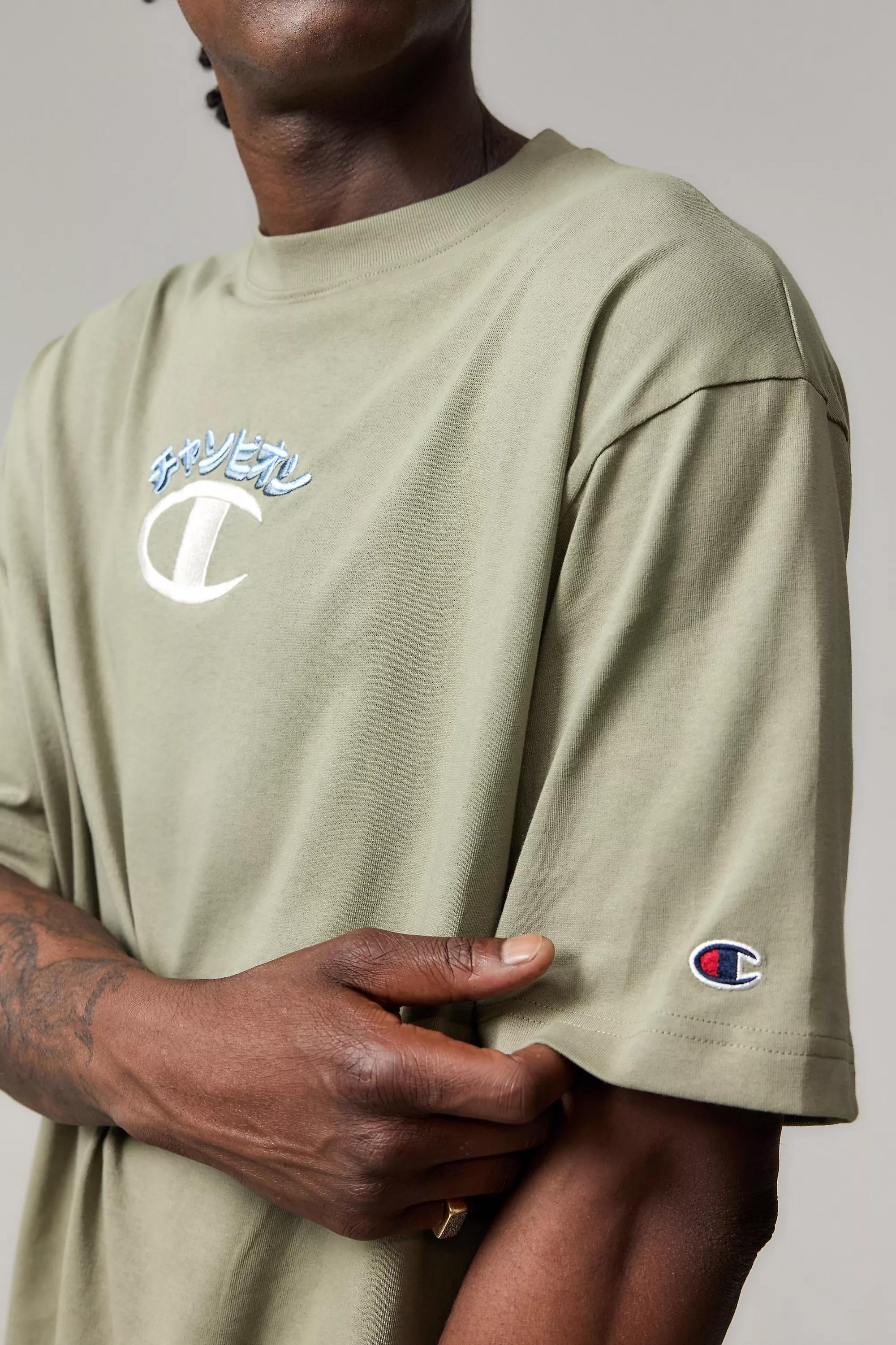 Khaki Champion Uo Exclusive 70S Japanese T-Shirt, , large image number 1