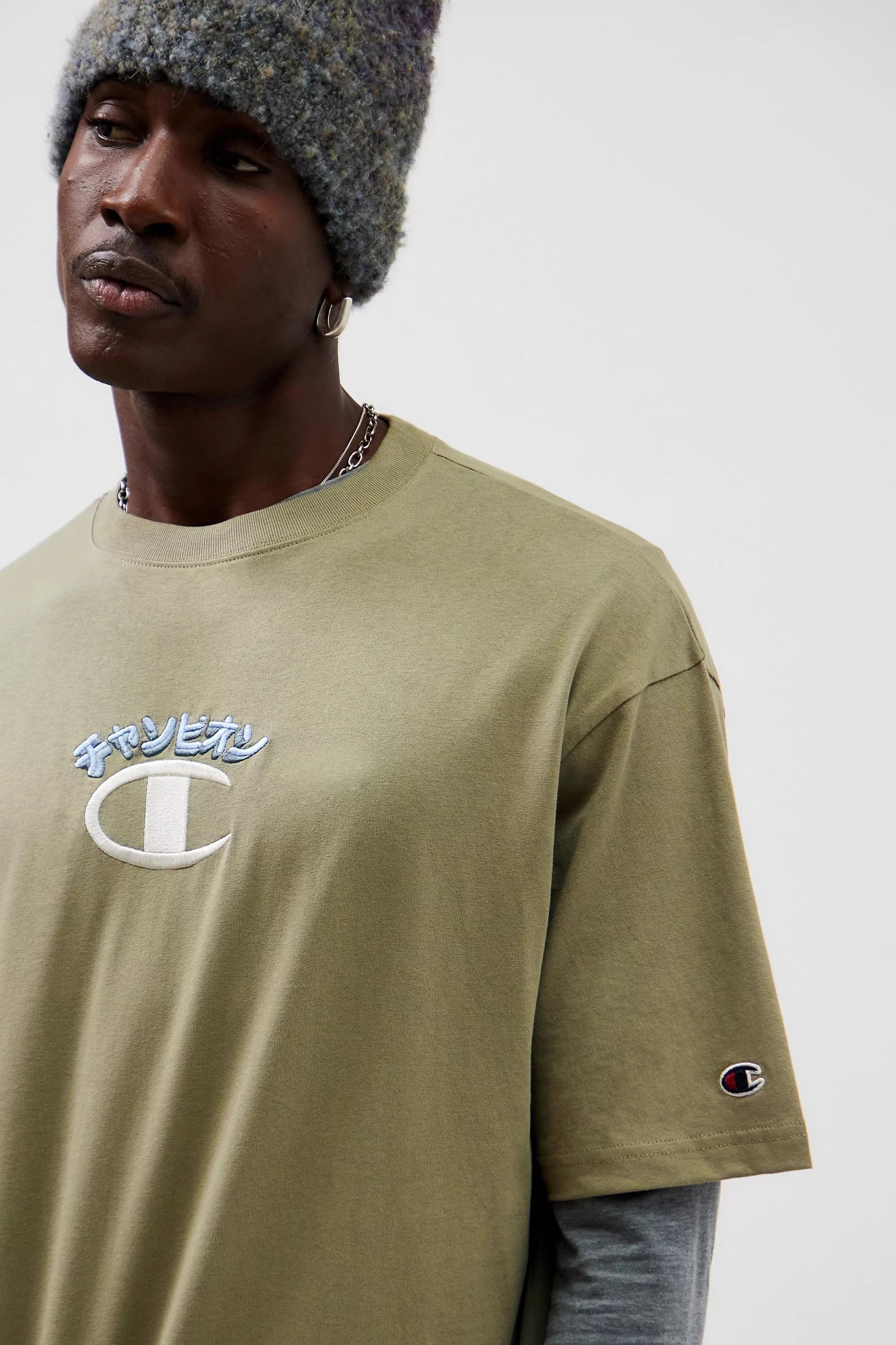 Khaki Champion Uo Exclusive 70S Japanese T-Shirt, , large image number 4