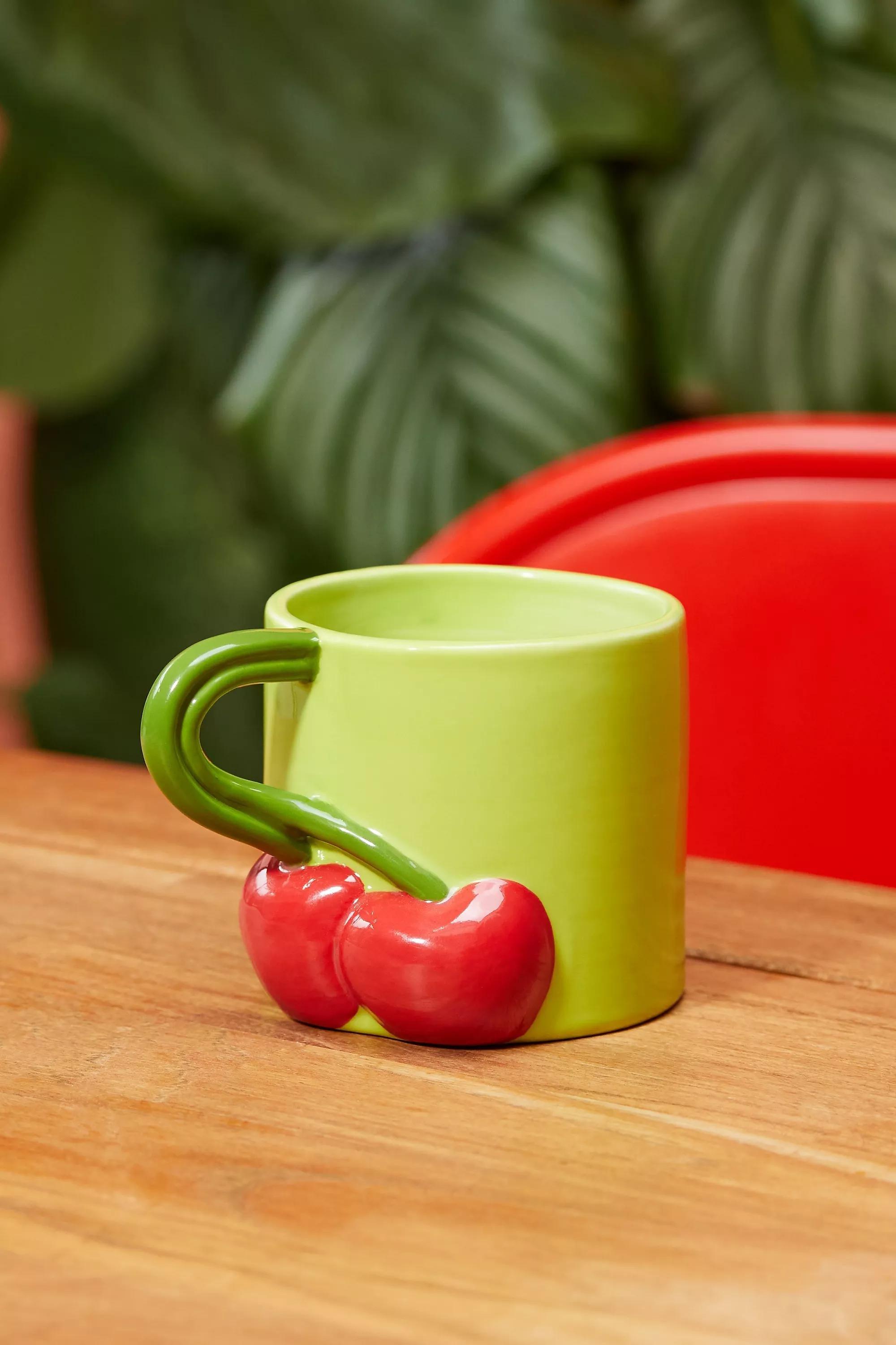 Green Cherry Mug, GRN, large image number 1