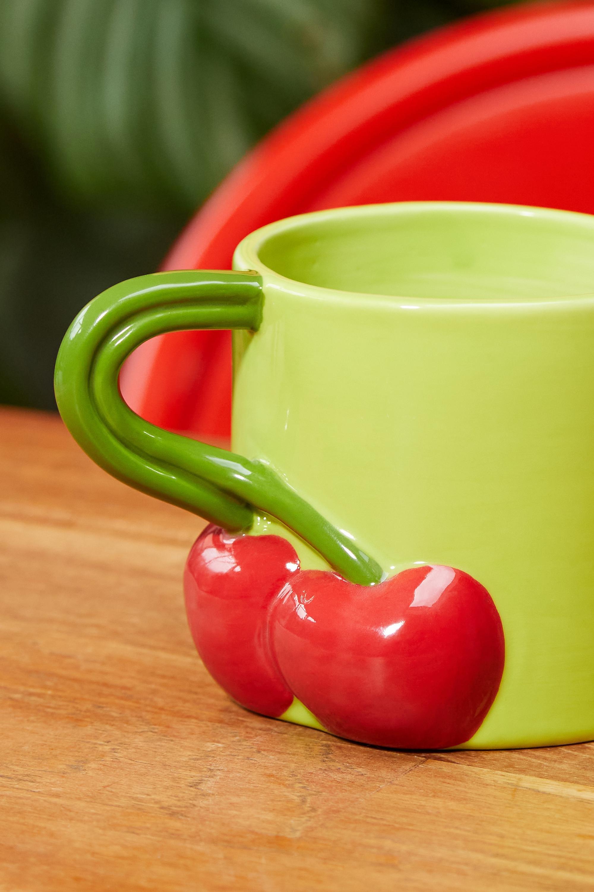 Green Cherry Mug, GRN, large image number 2