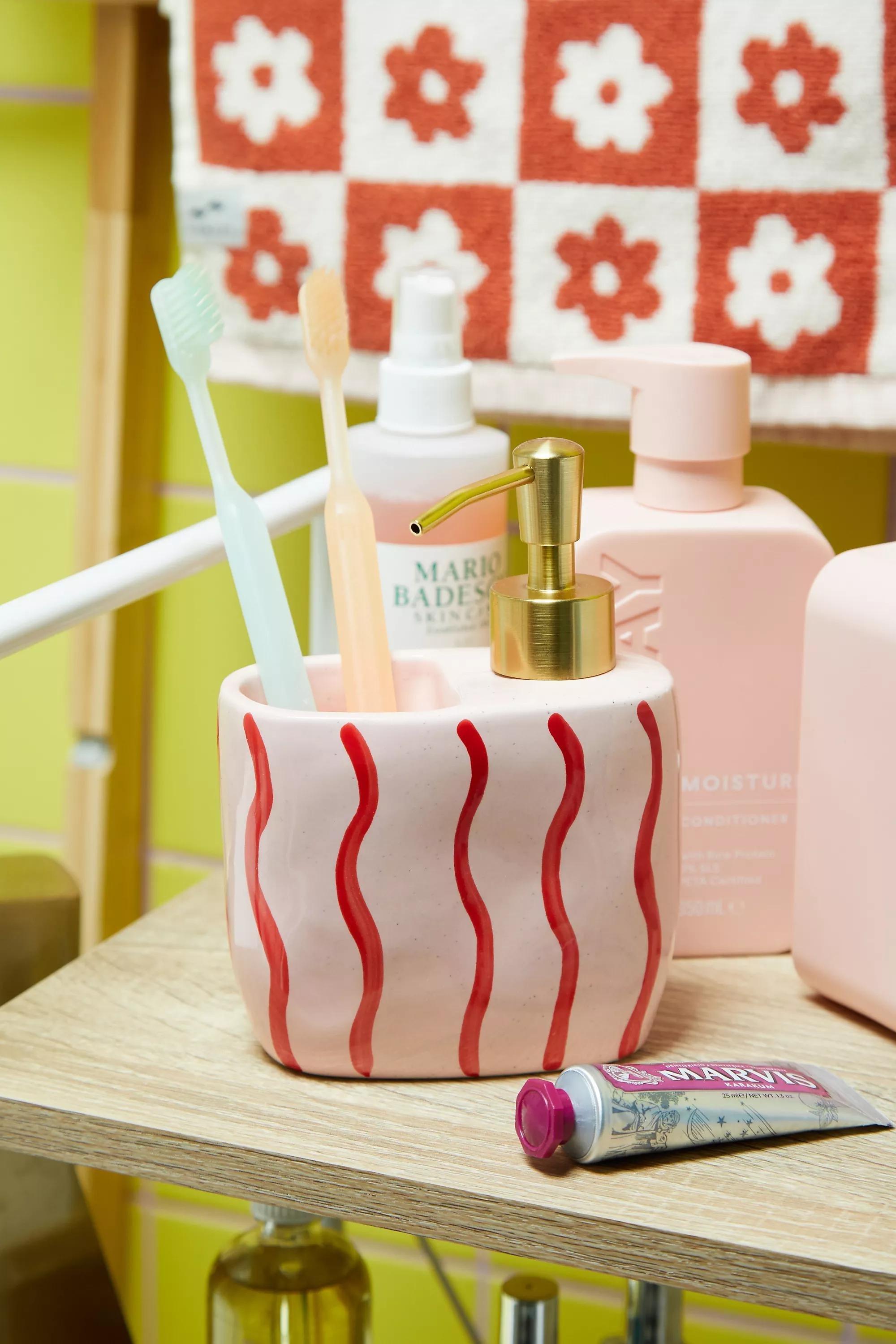 Pink Ari Soap & Tumbler Set, PINK, large image number 0