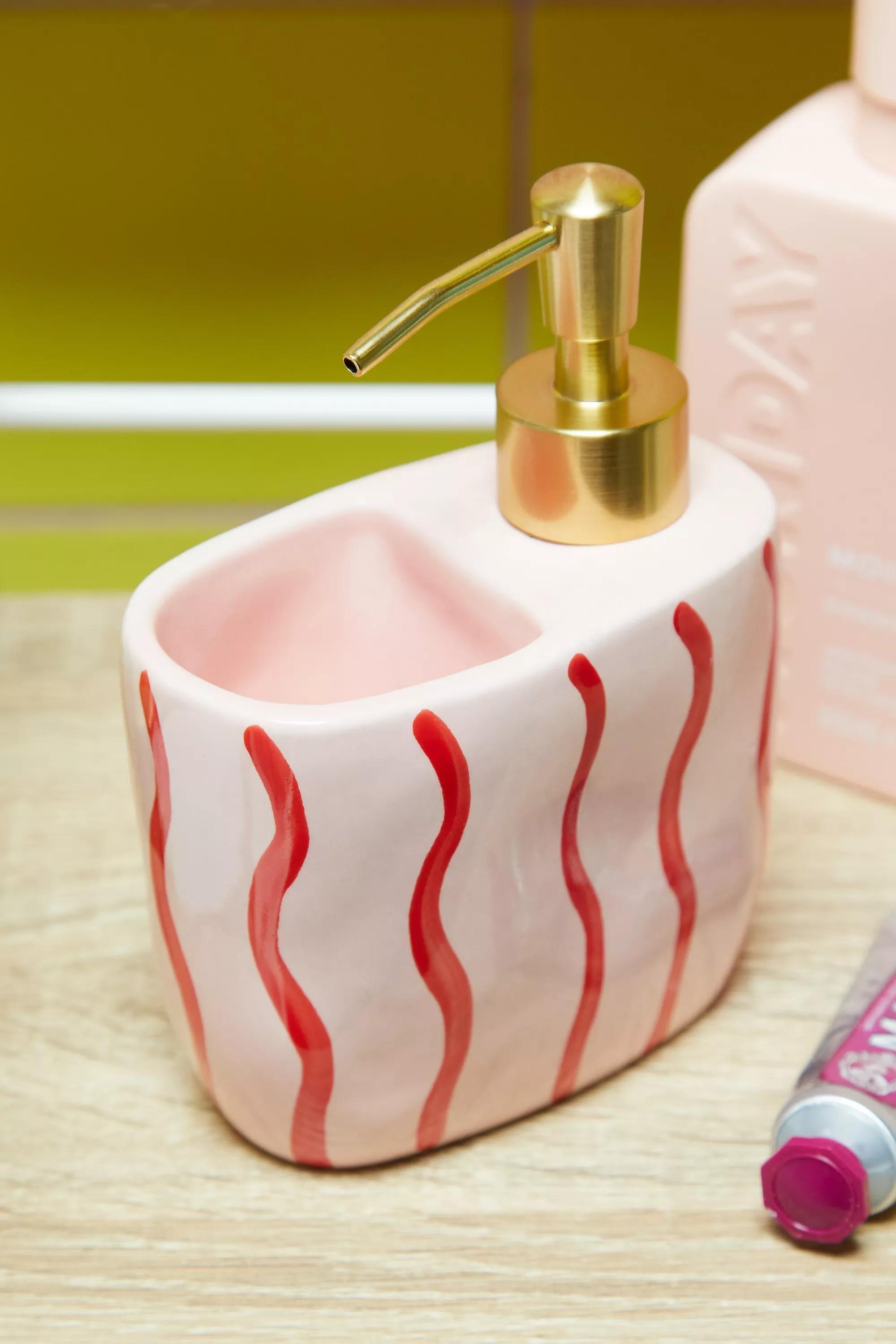 Pink Ari Soap & Tumbler Set, PINK, large image number 1