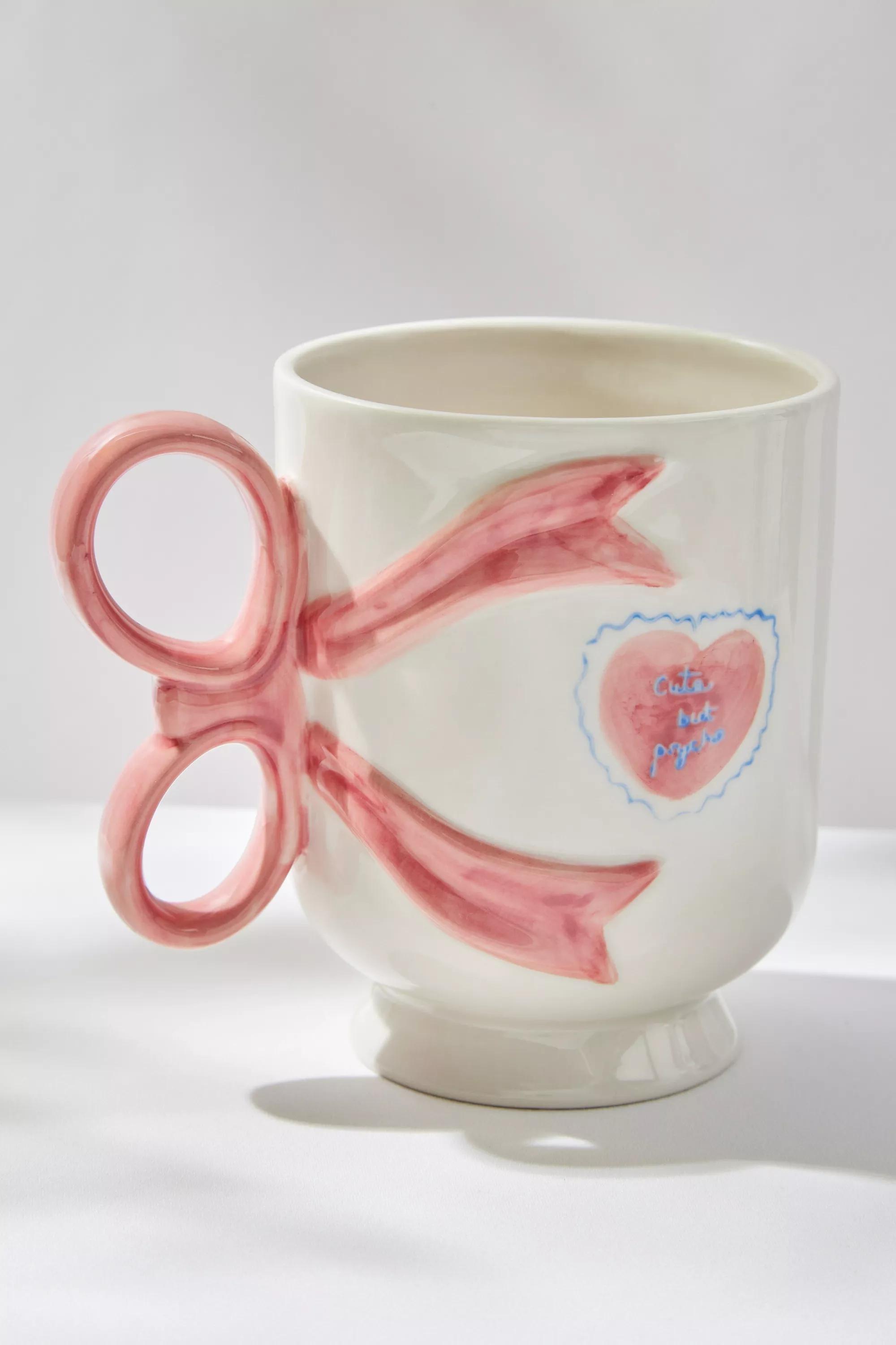 White Cute But Psycho Mug, WHT, large image number 1