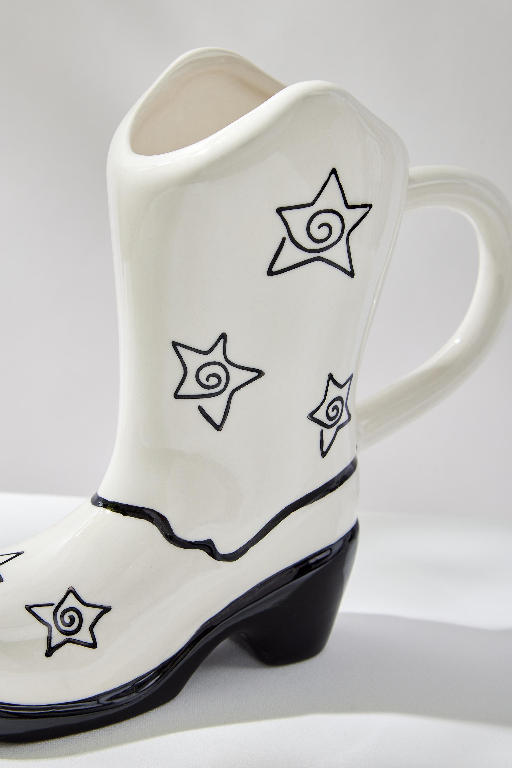 White Star Western Boot Mug, WHT, large image number 1