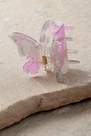 Urban Outfitters - Pink Butterfly Diamante Claw Clip