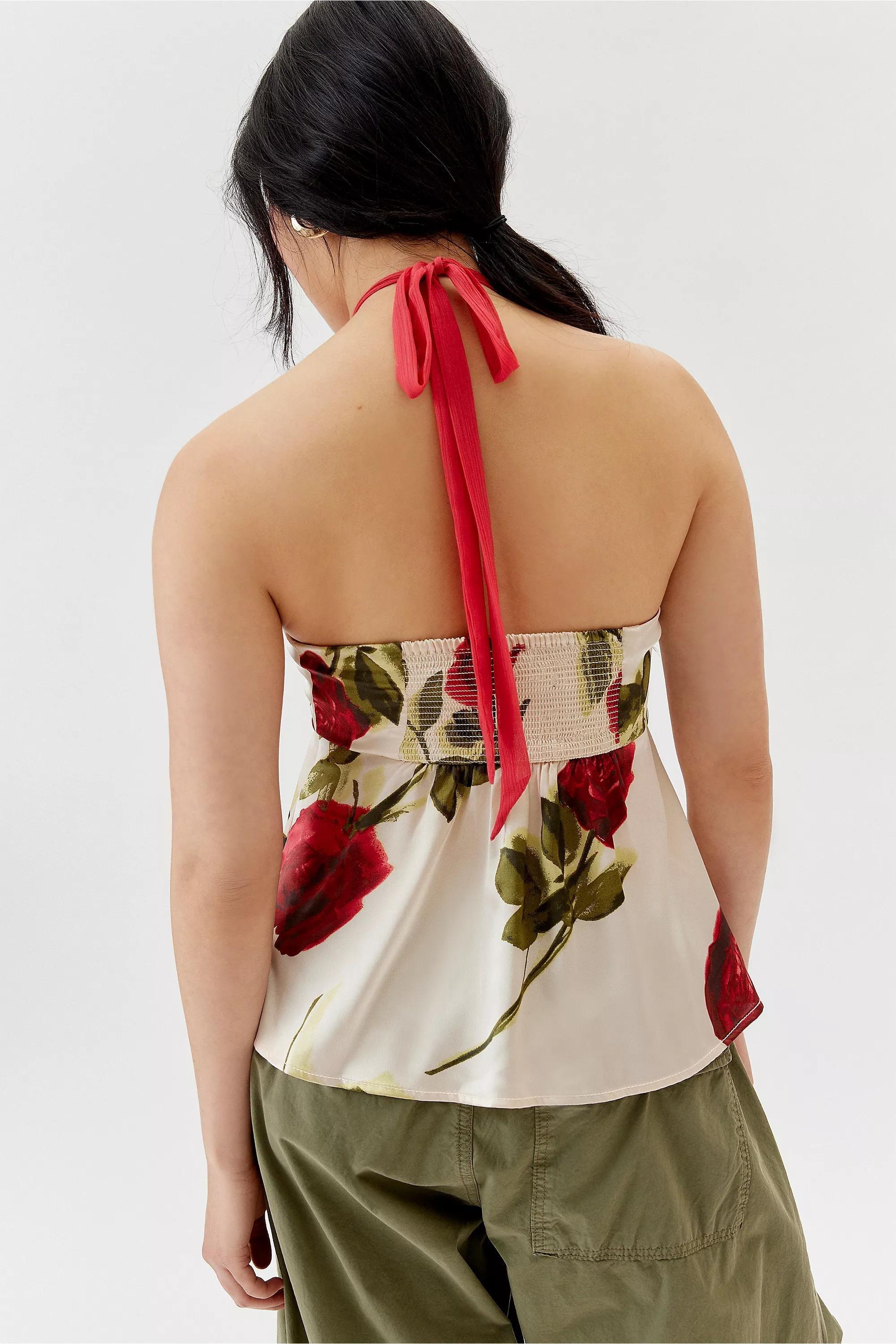 Red Kimchi Blue Halter Neck Top, , large image number 3