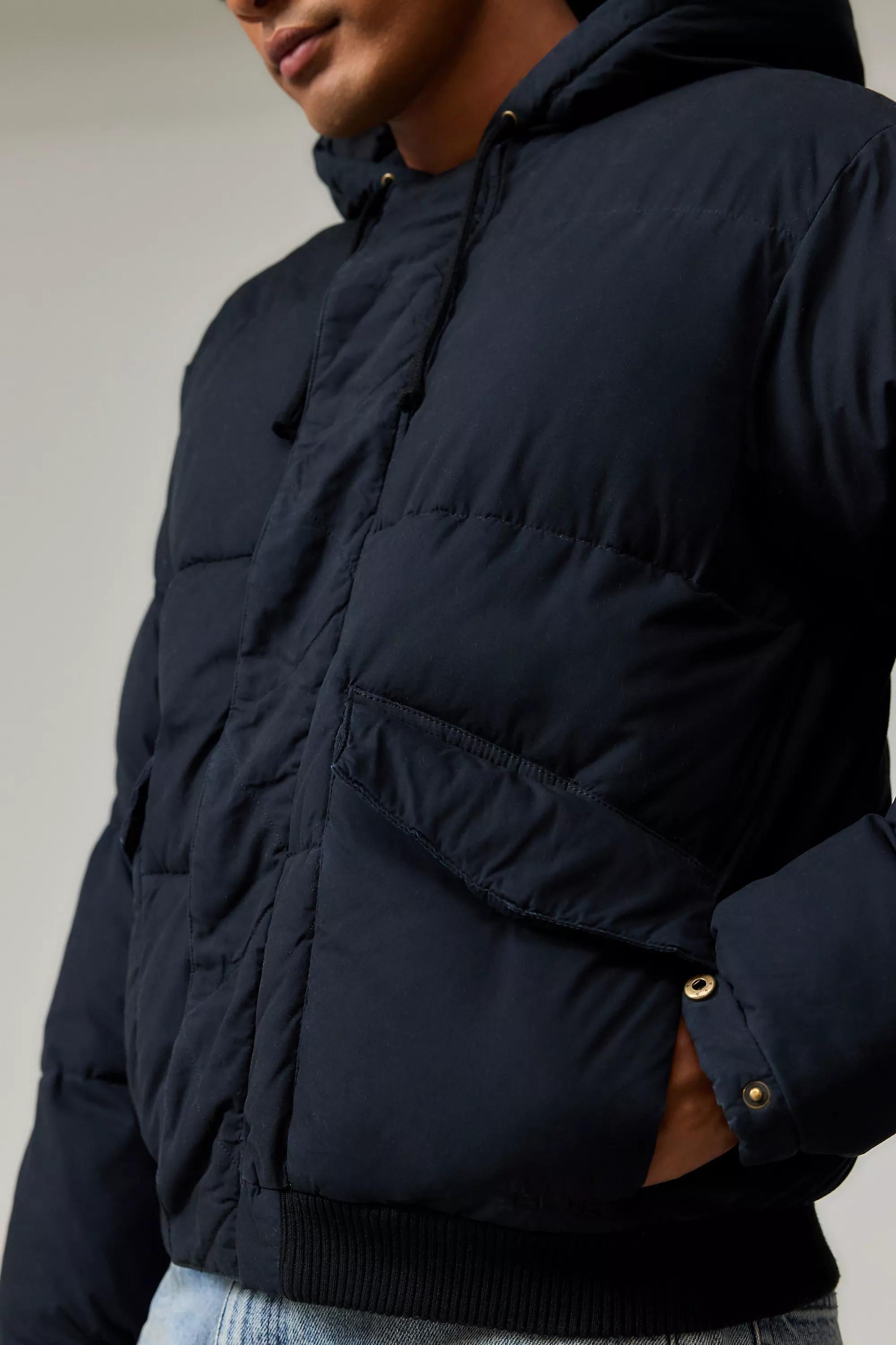 Black Bdg Puffer Jacket, , large image number 3