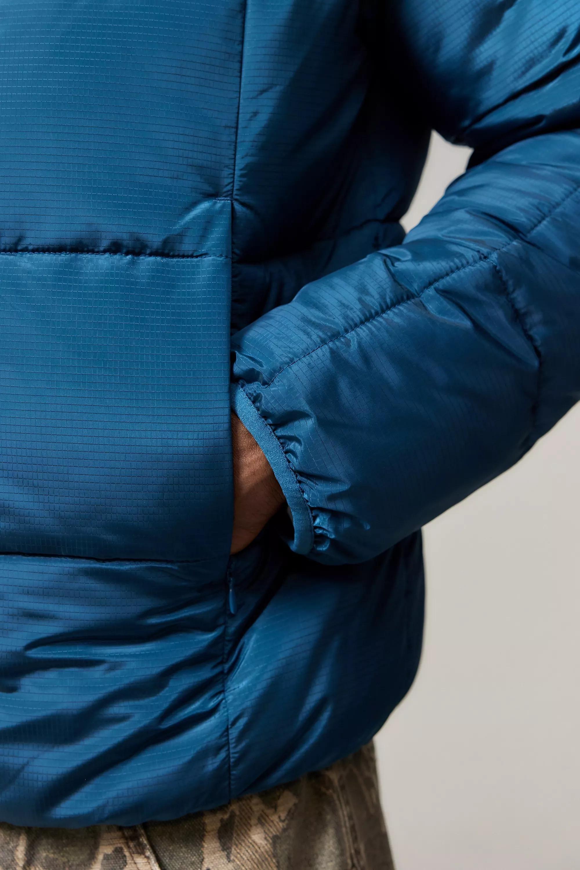Blue Ayker Square Puffer Jacket, , large image number 4