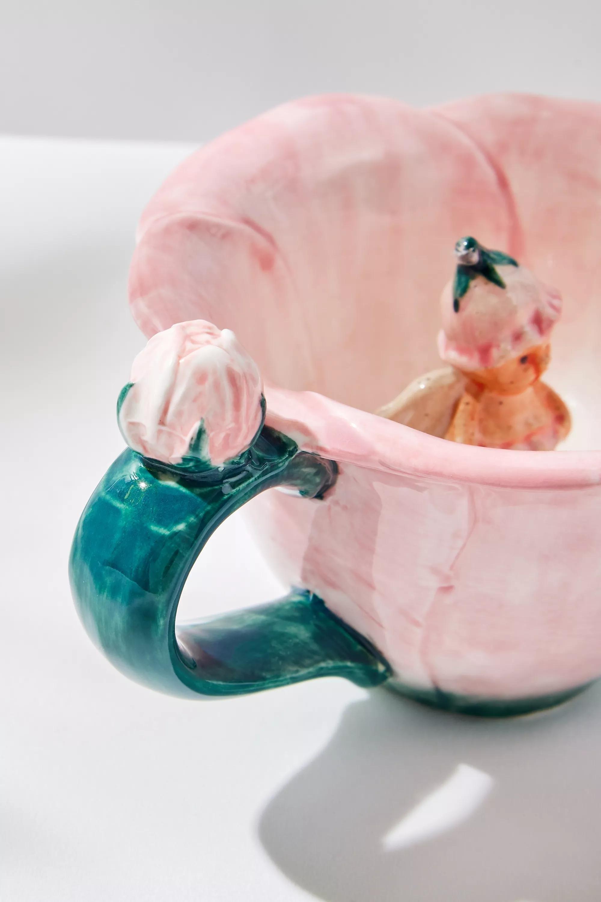Pink Fairy Peekaboo Mug, PINK, large image number 3