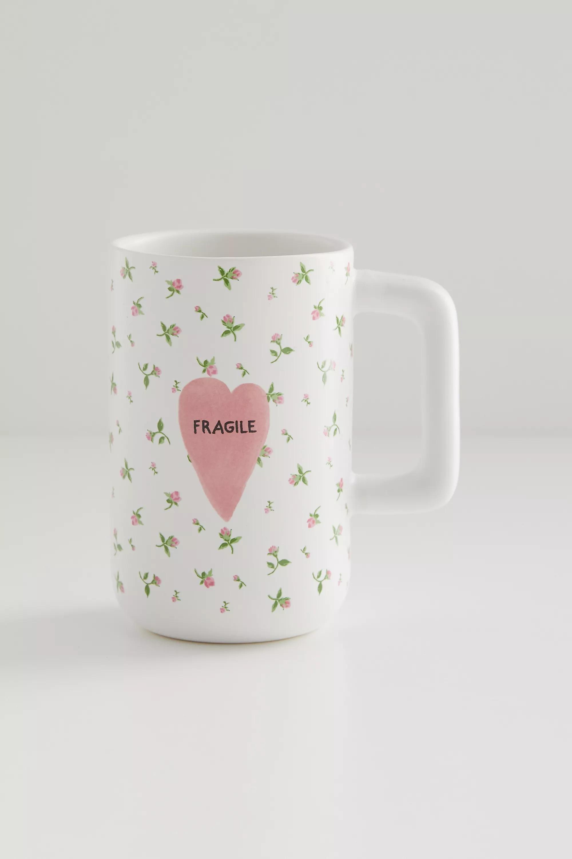 White Flower Frankie Mug, WHT, large image number 0