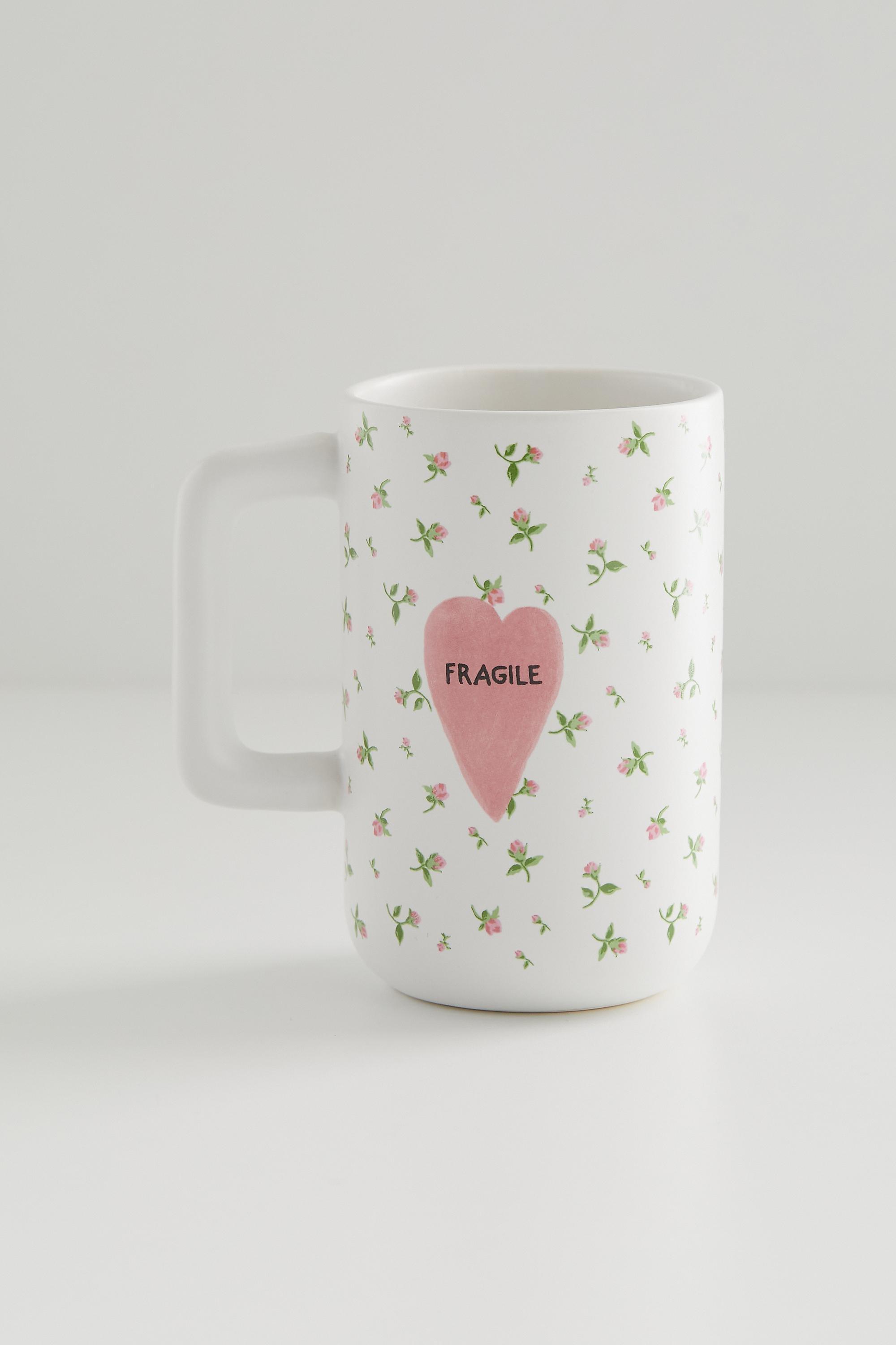 White Flower Frankie Mug, WHT, large image number 1