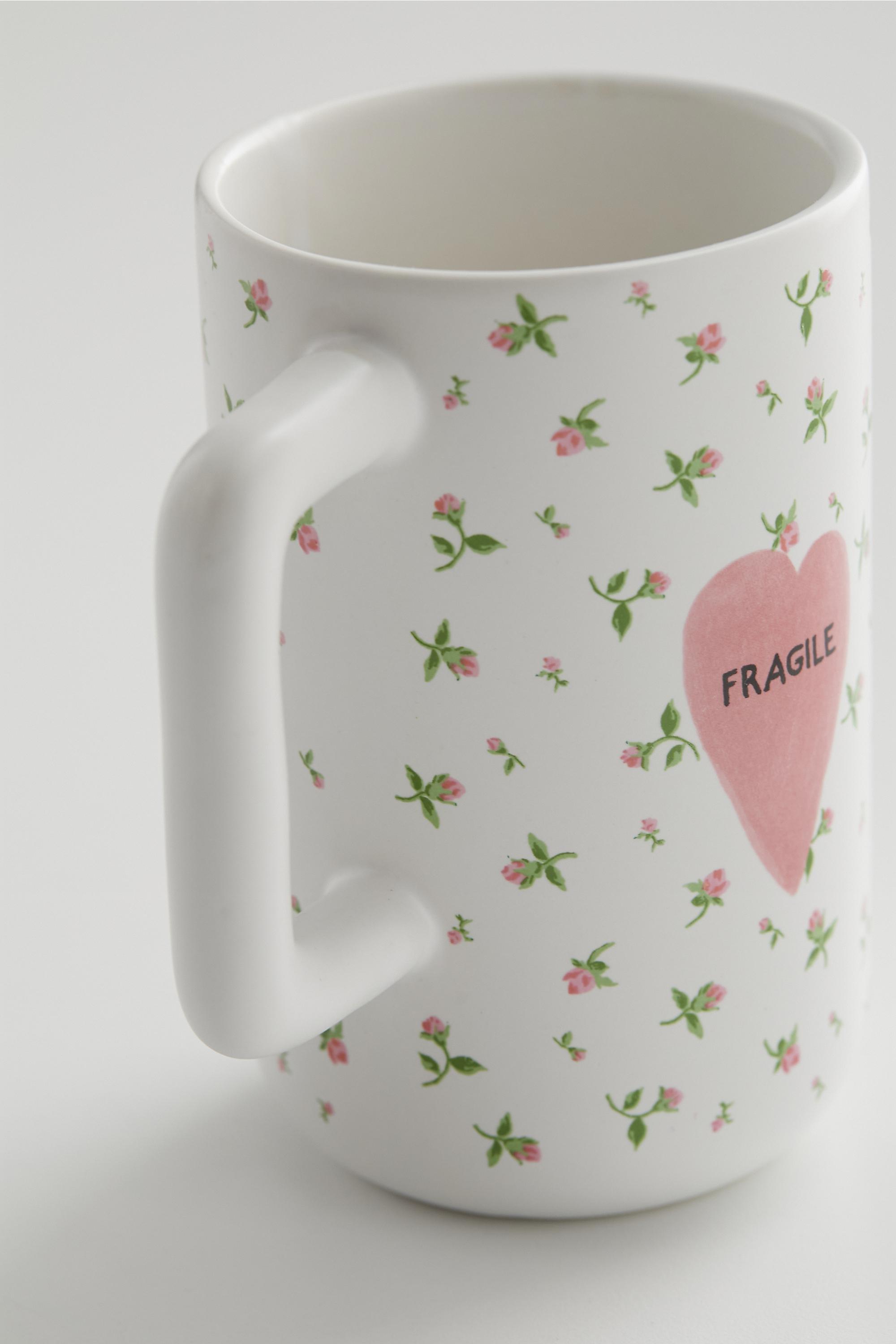 White Flower Frankie Mug, WHT, large image number 2