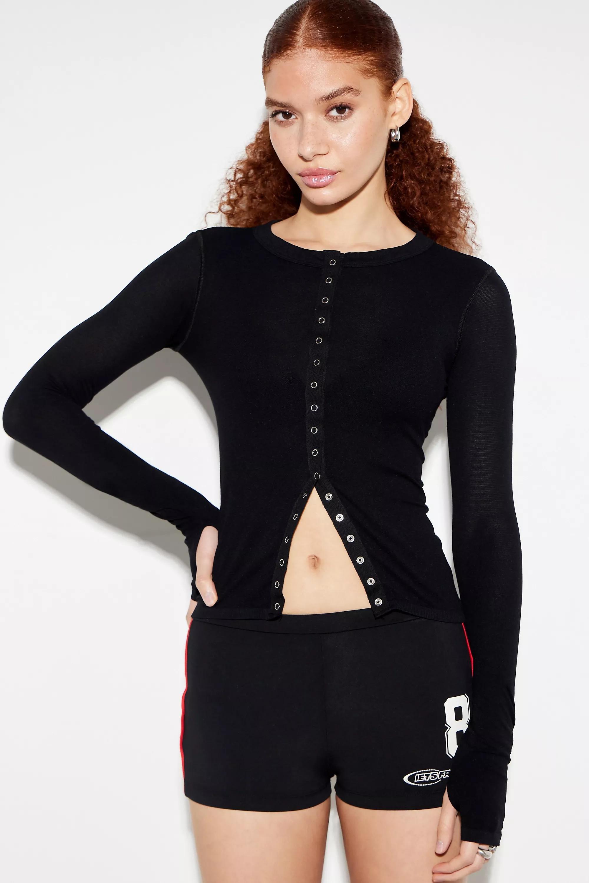 Black Printed Cardigan, BLK, large image number 0