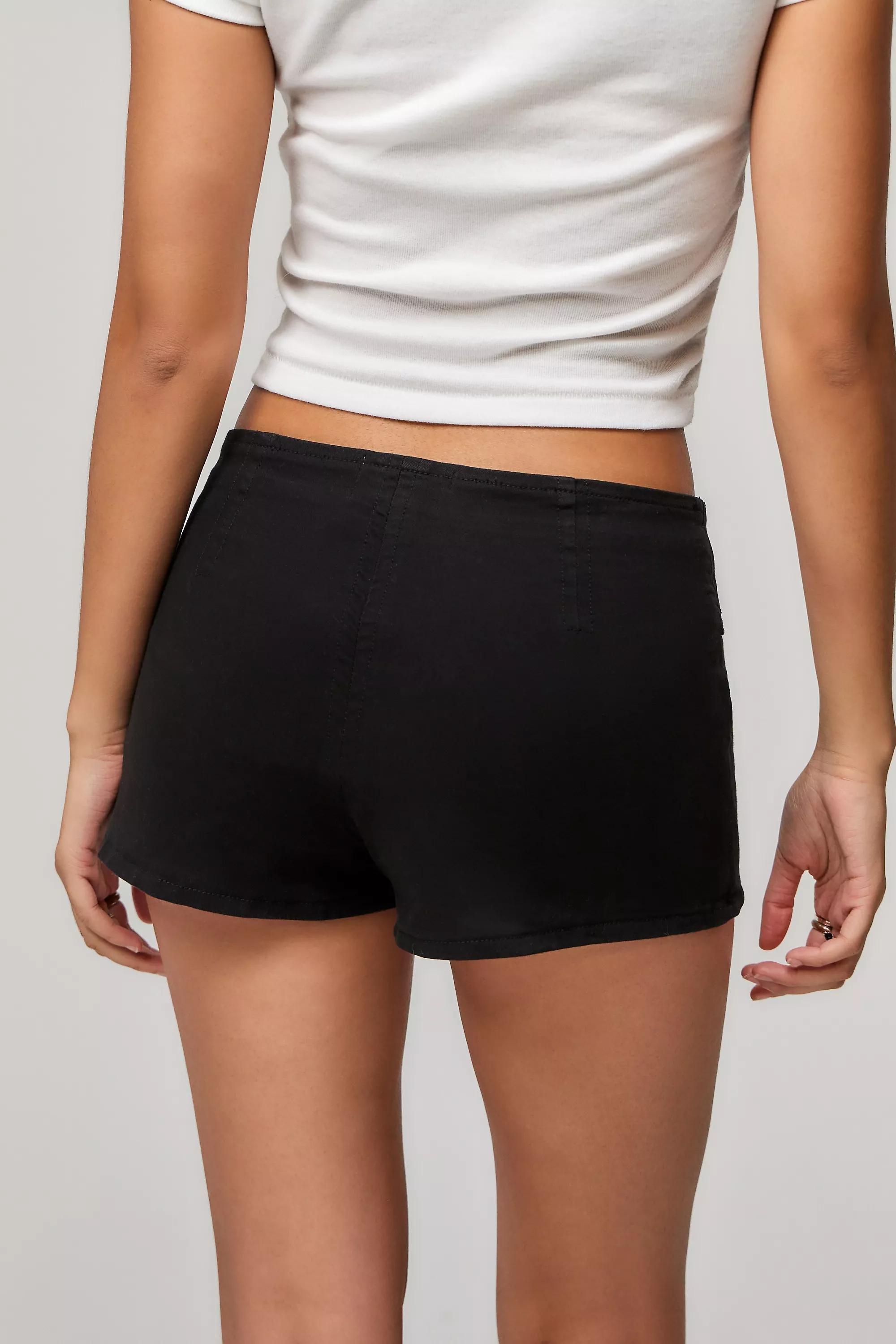 Black Bdg Missy Denim Skort, , large image number 3