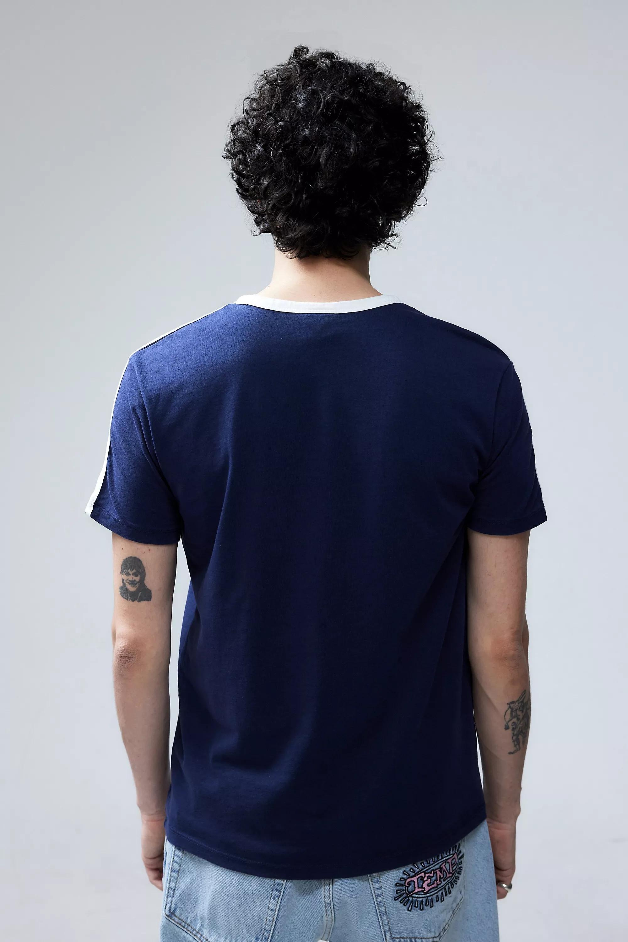 Blue Uo Athletico Navy T-Shirt, , large image number 3