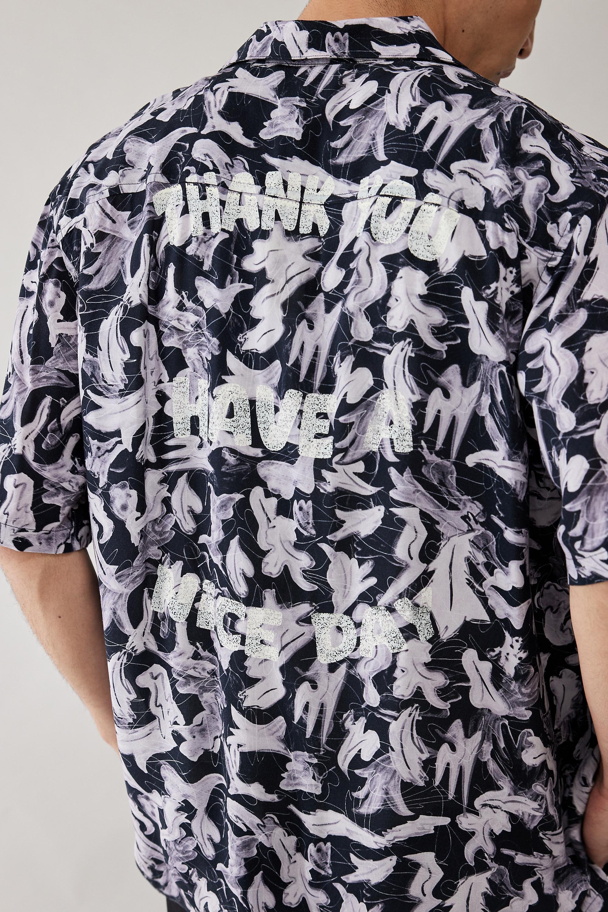 Black Motif Bdg Shirt, , large image number 0