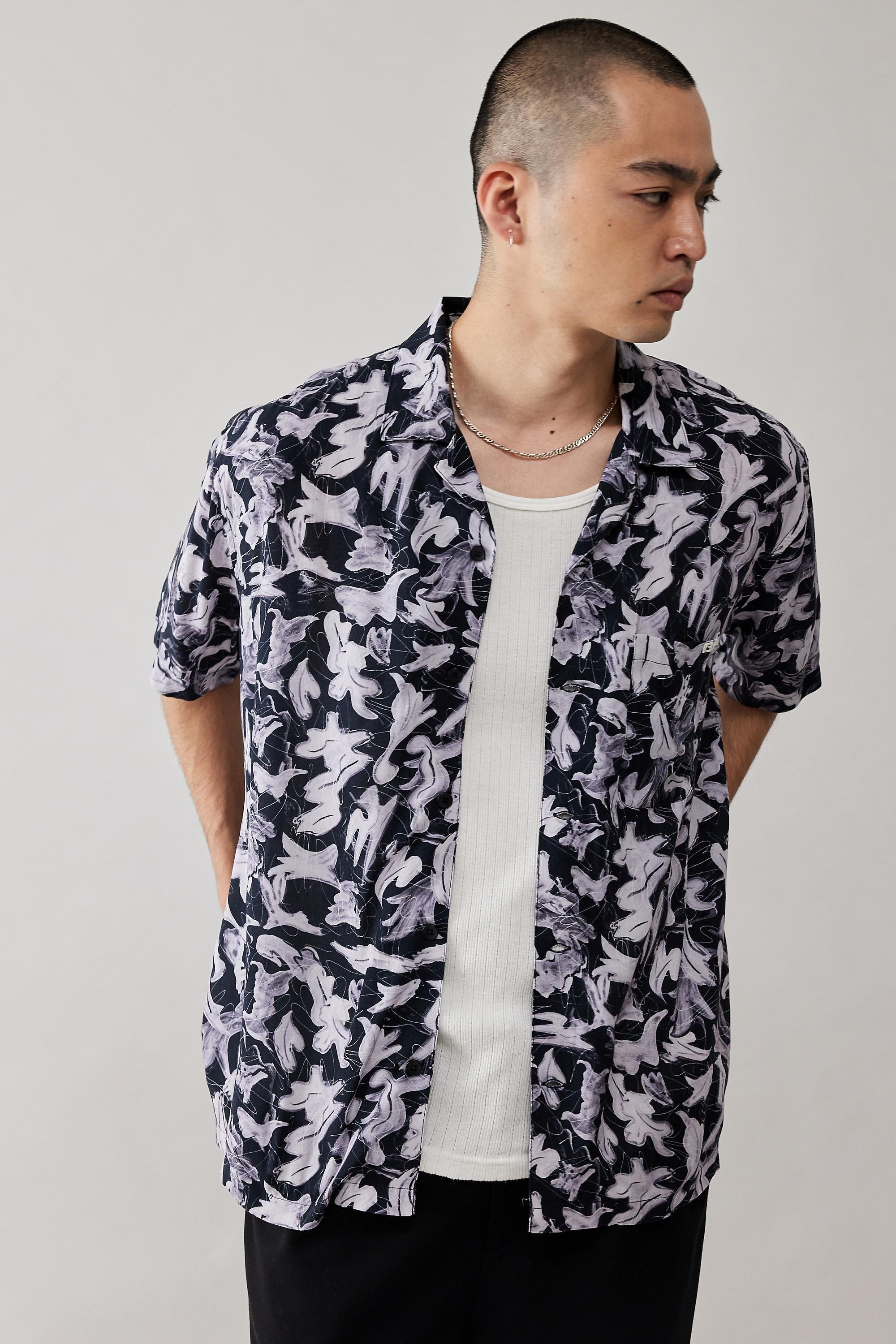 Black Motif Bdg Shirt, , large image number 1
