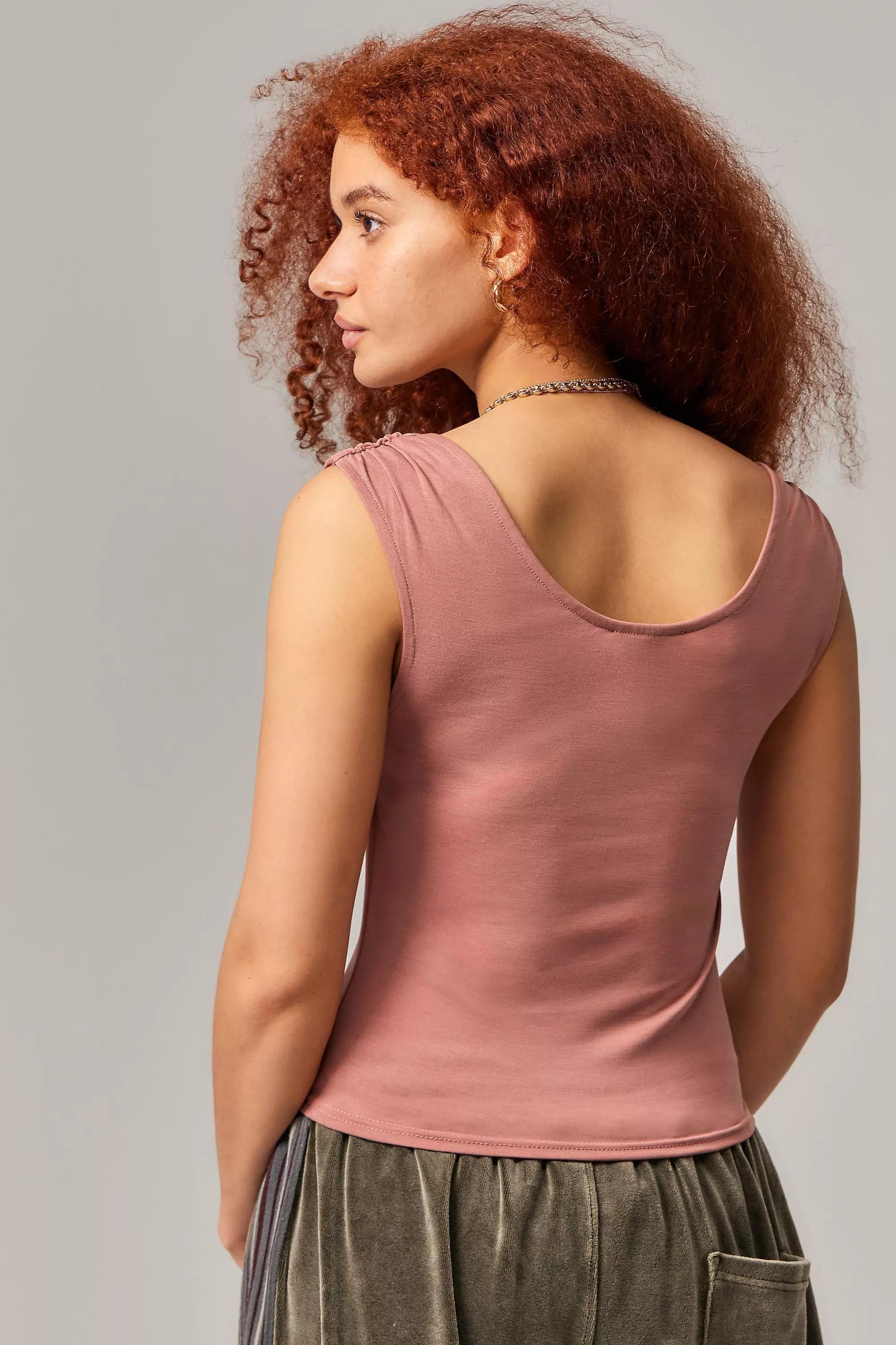 Pink Silence + Noise Fia Cupro Top, , large image number 3