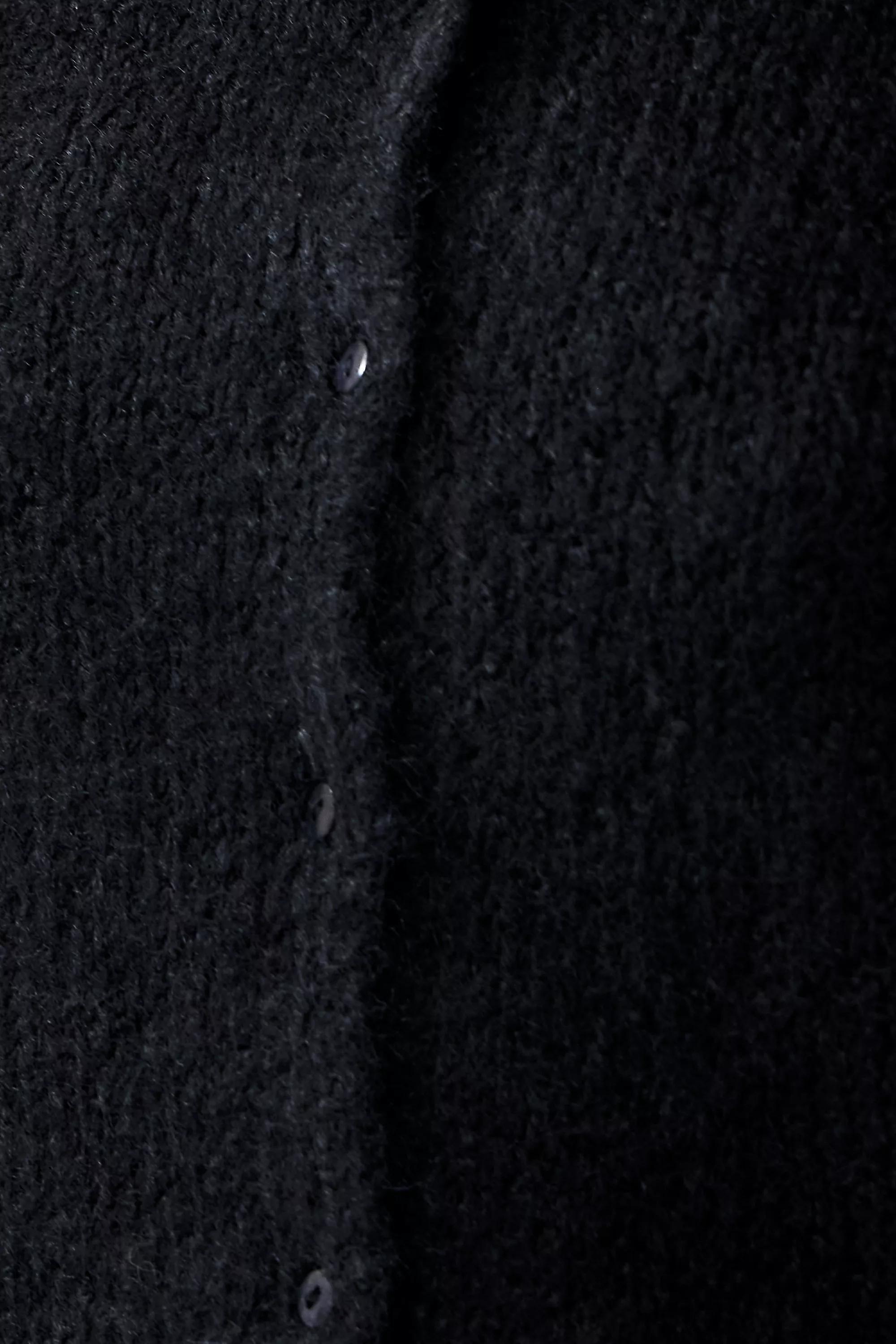 Black Uo Dakota Knit Cardigan, , large image number 2
