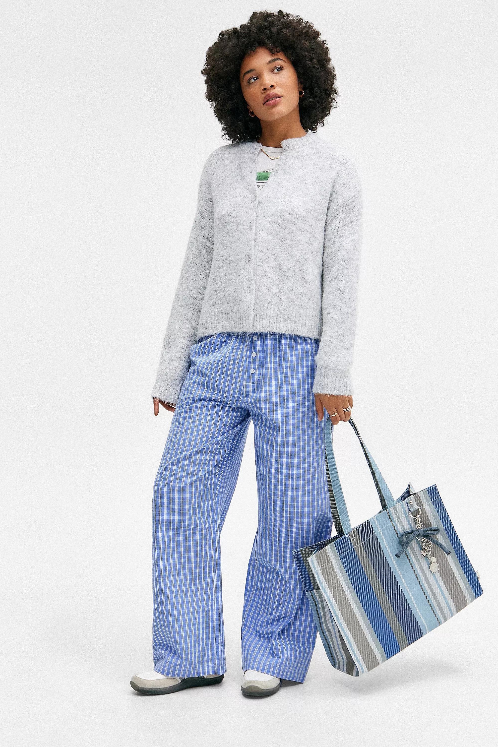 Grey Uo Dakota Knit Cardigan, GREY, medium