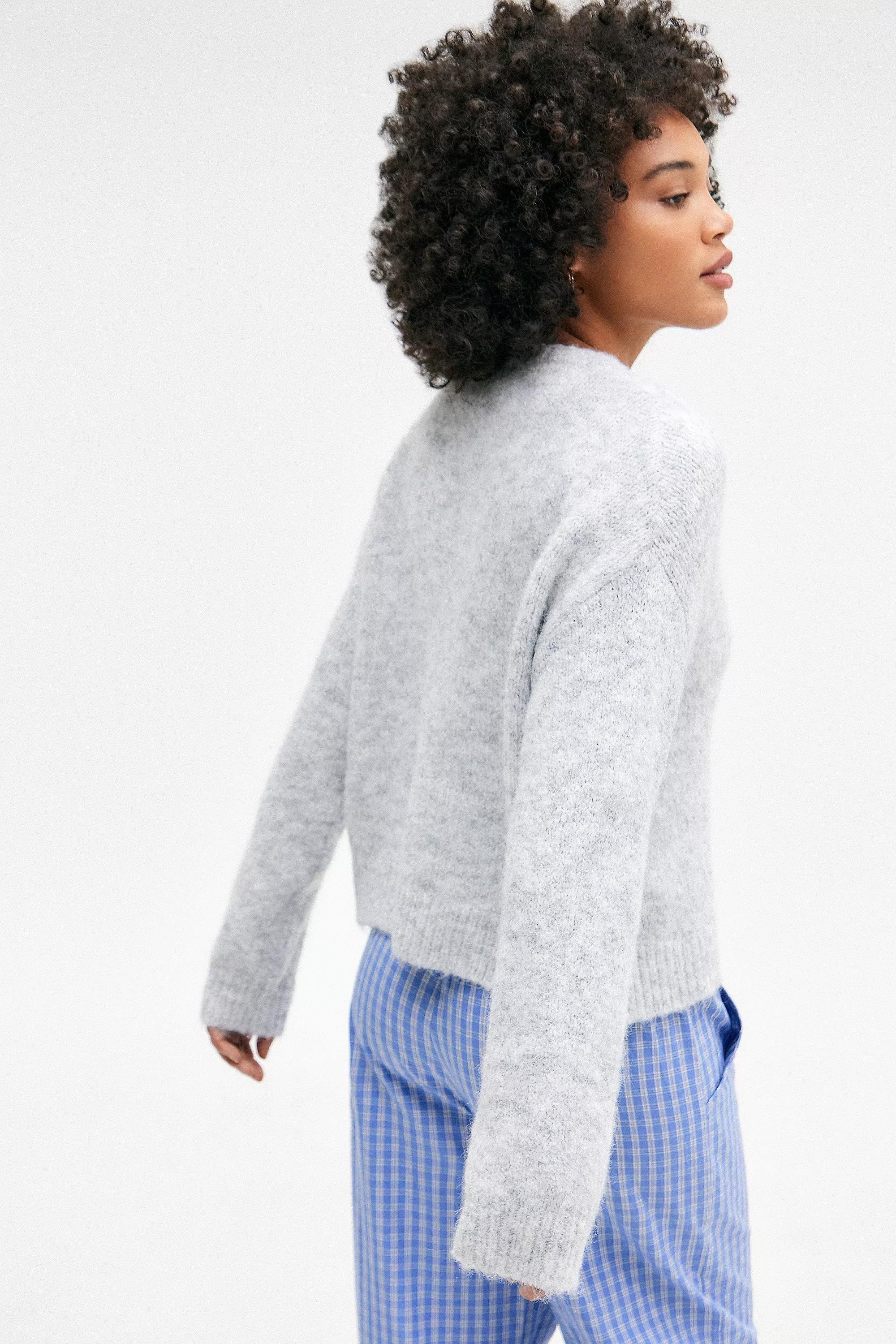 Grey Uo Dakota Knit Cardigan, , large image number 4