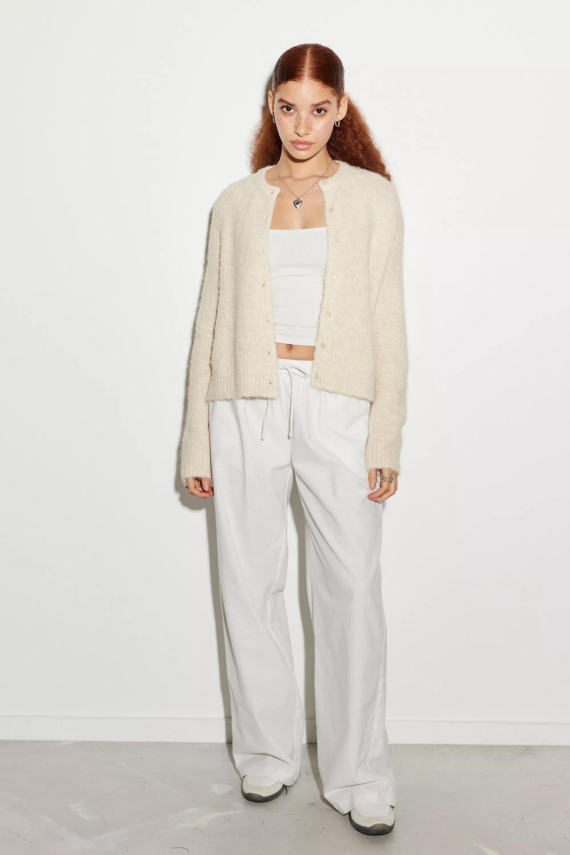 Cream Dakota Knit Cardigan, , large image number 3