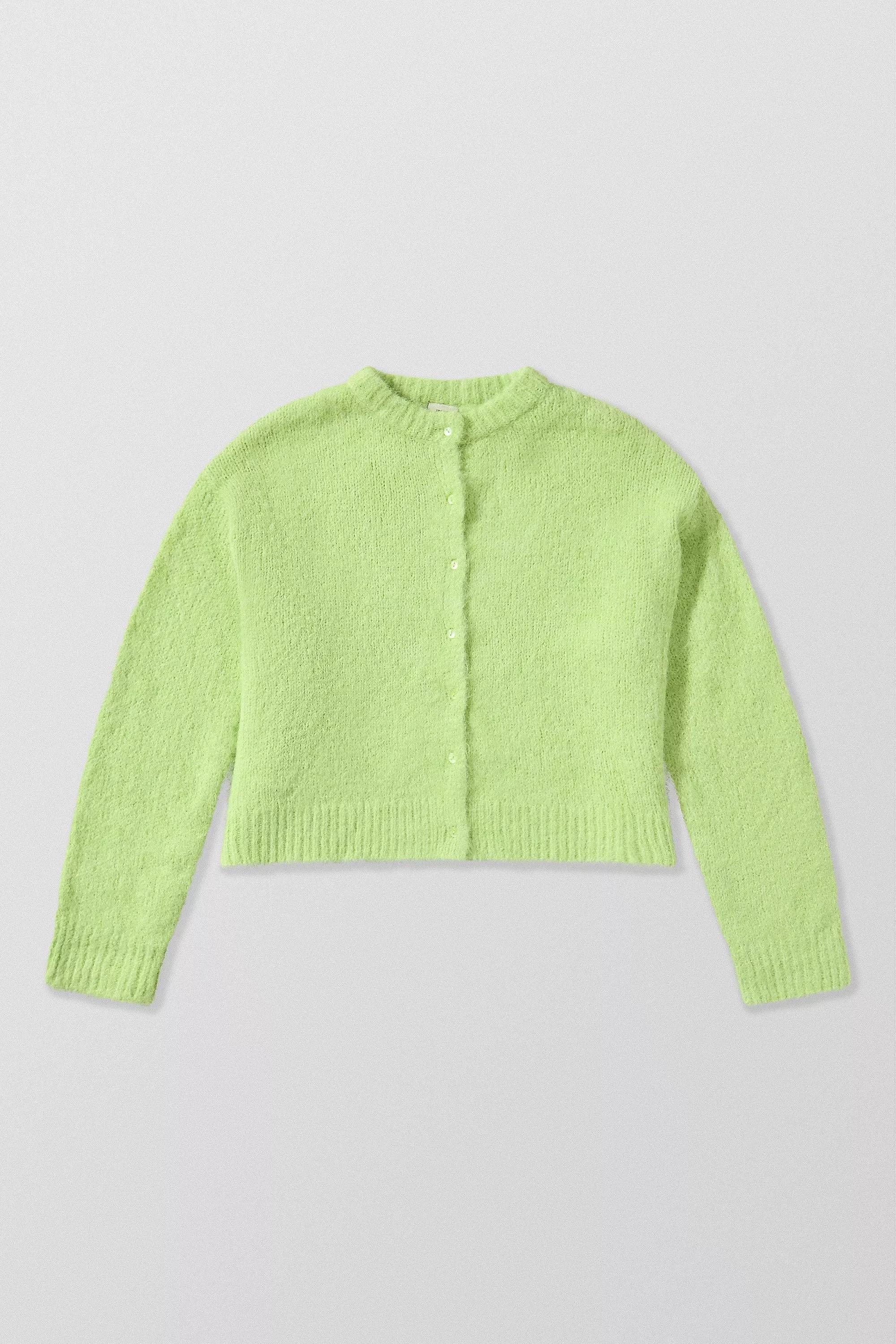 Green Uo Dakota Knit Cardigan, , large image number 5