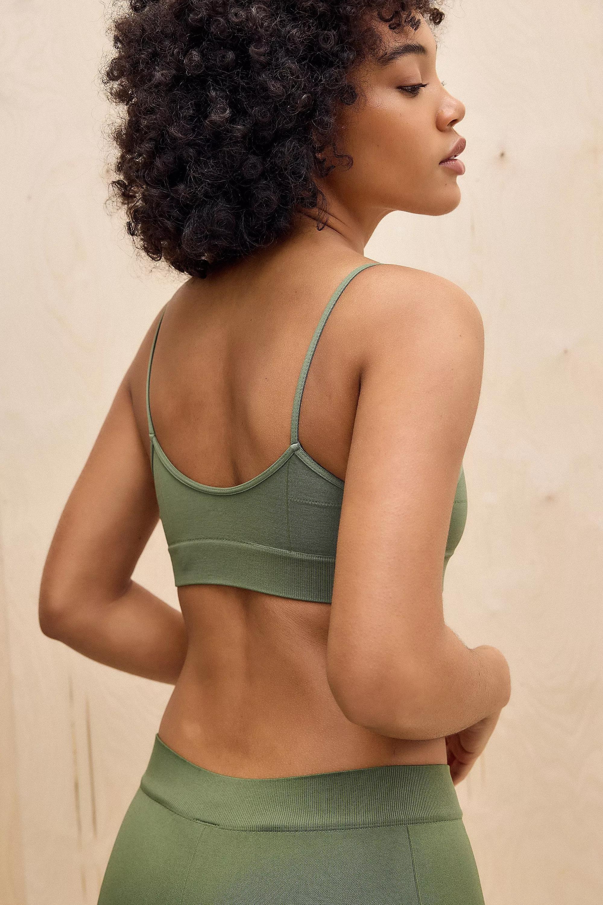 Khaki Bdg Bralette, , large image number 2