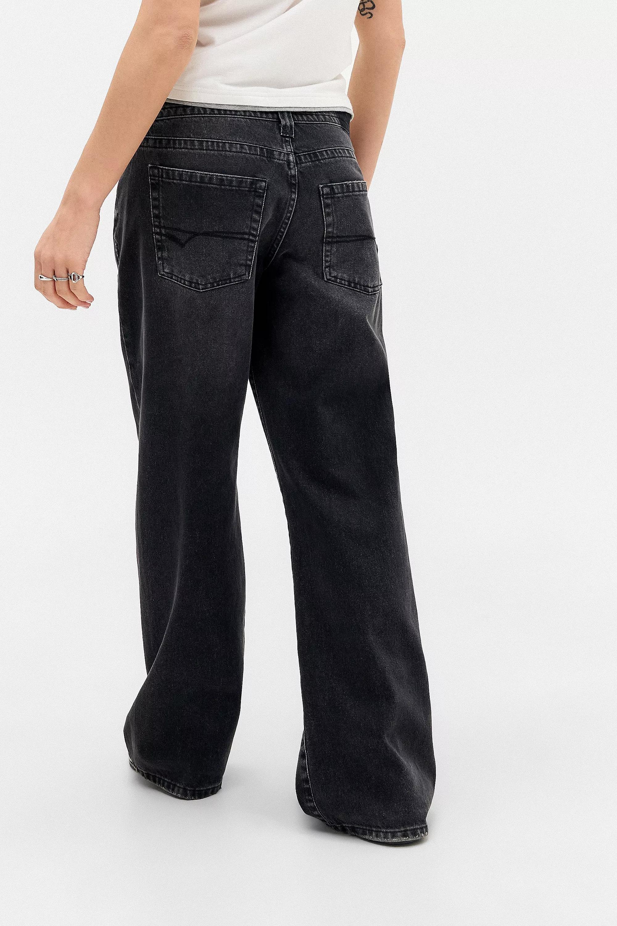 Black Bdg Kayla Lowrider Denim Jeans, , large image number 4