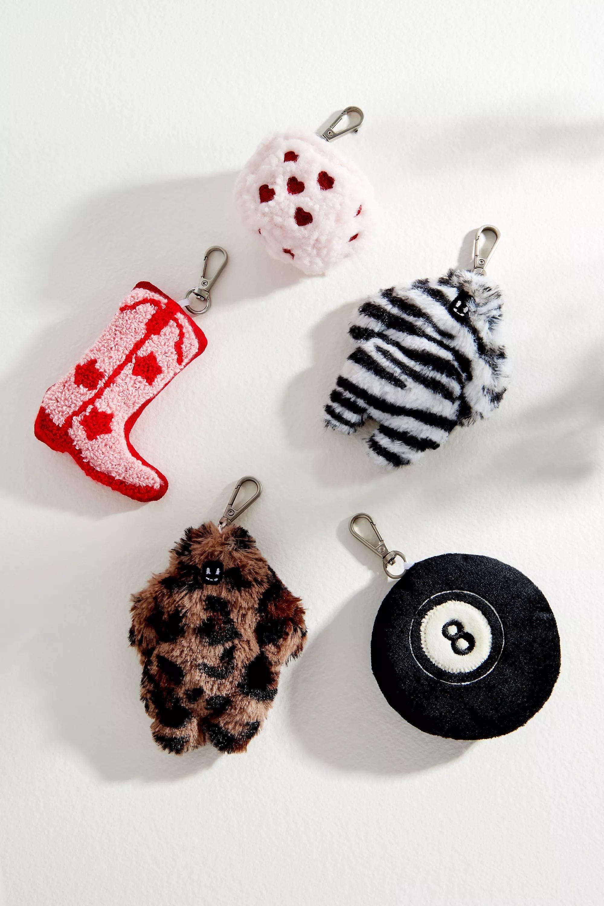 Black Billiard Ball Keyring, BLK, large image number 4
