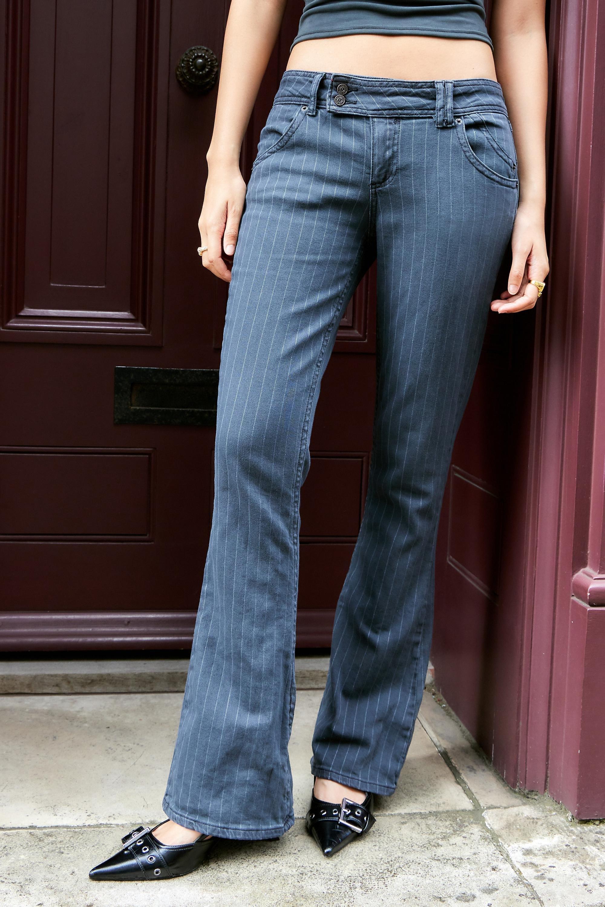 Black Bdg Low Rise Bootcut Flared Jeans, , large image number 1