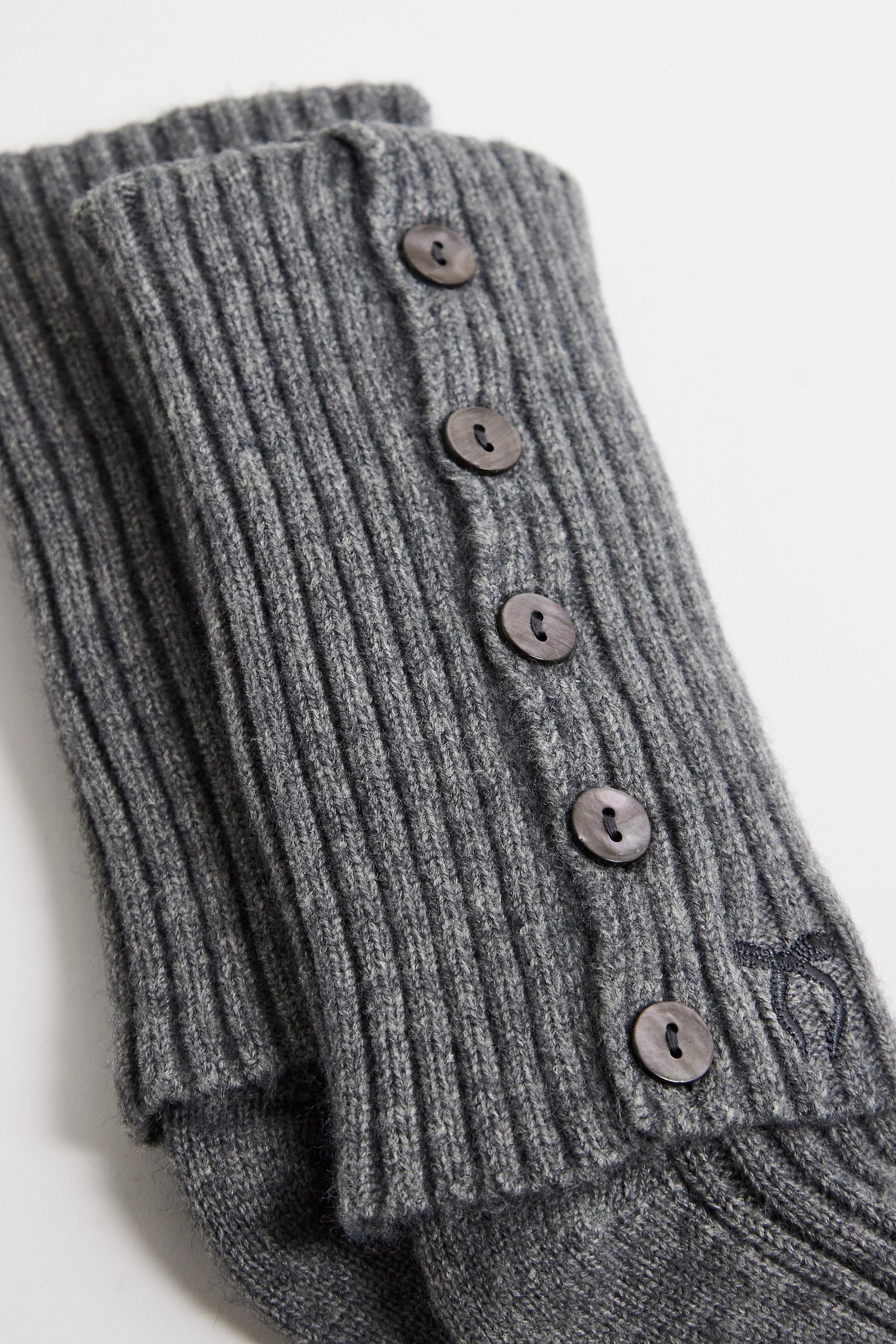 Grey Out From Under Knitted Socks, GREY, large image number 2