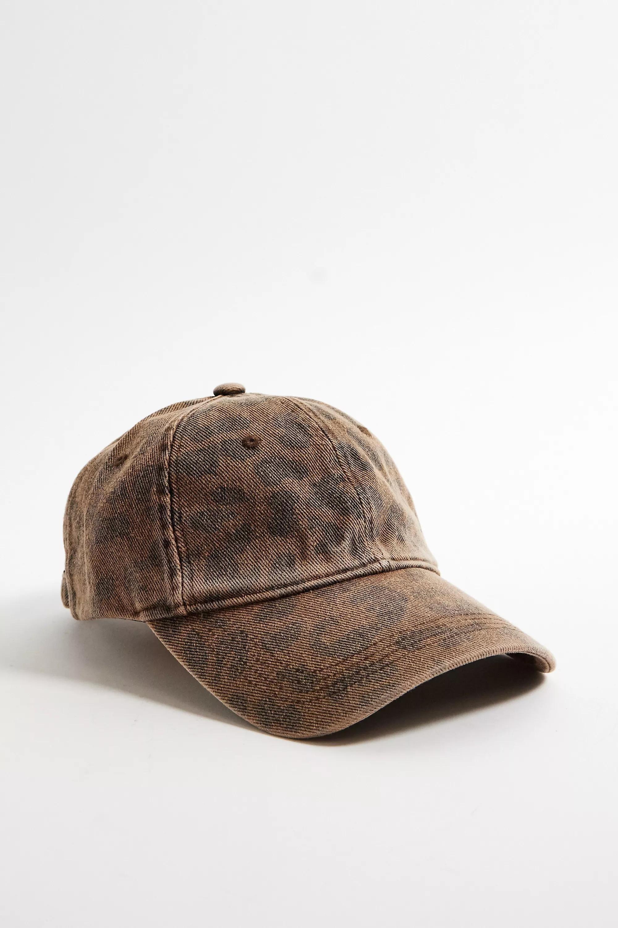 Brown Uo Leopard Print Cap, BRN, large image number 0