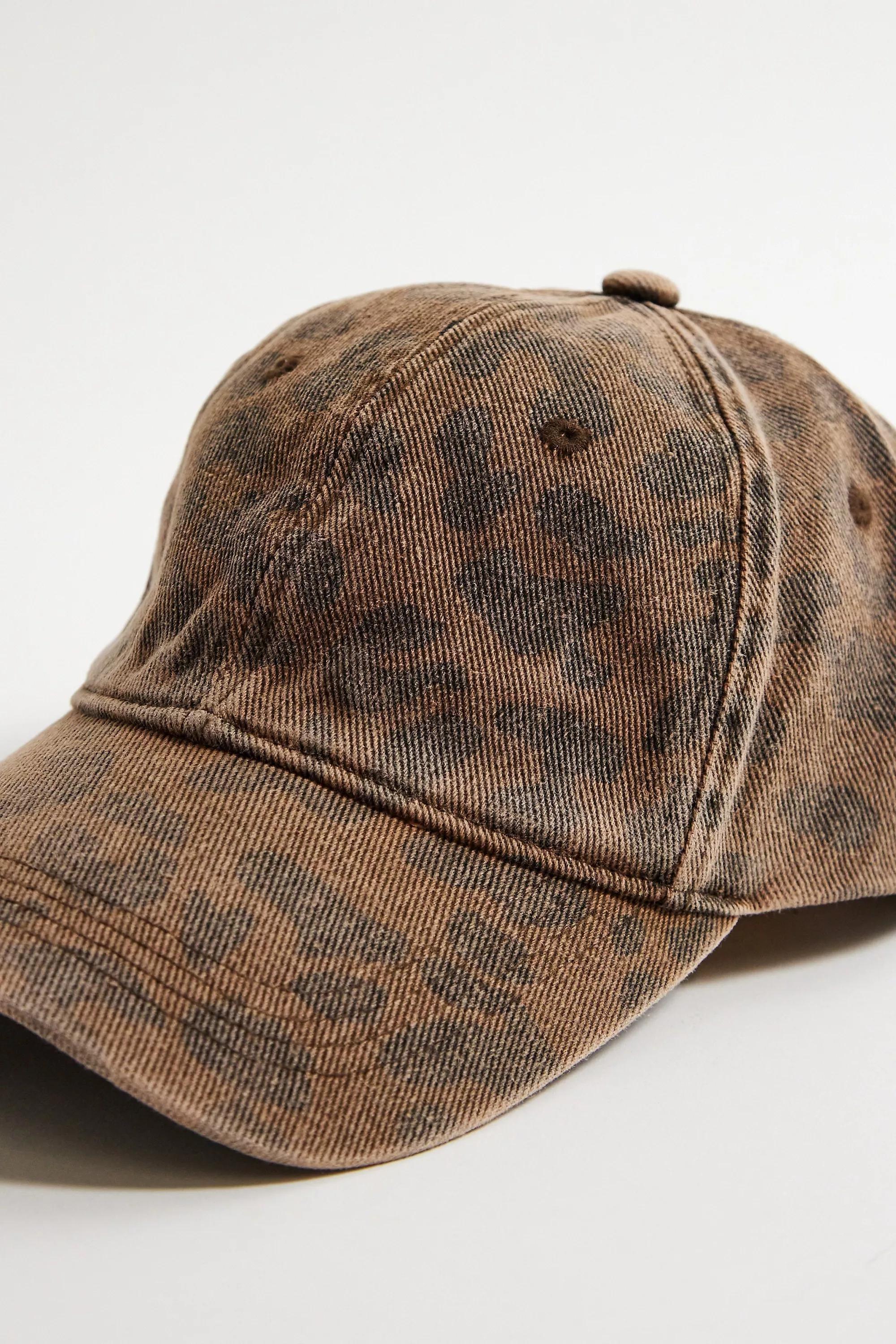 Brown Uo Leopard Print Cap, BRN, large image number 2