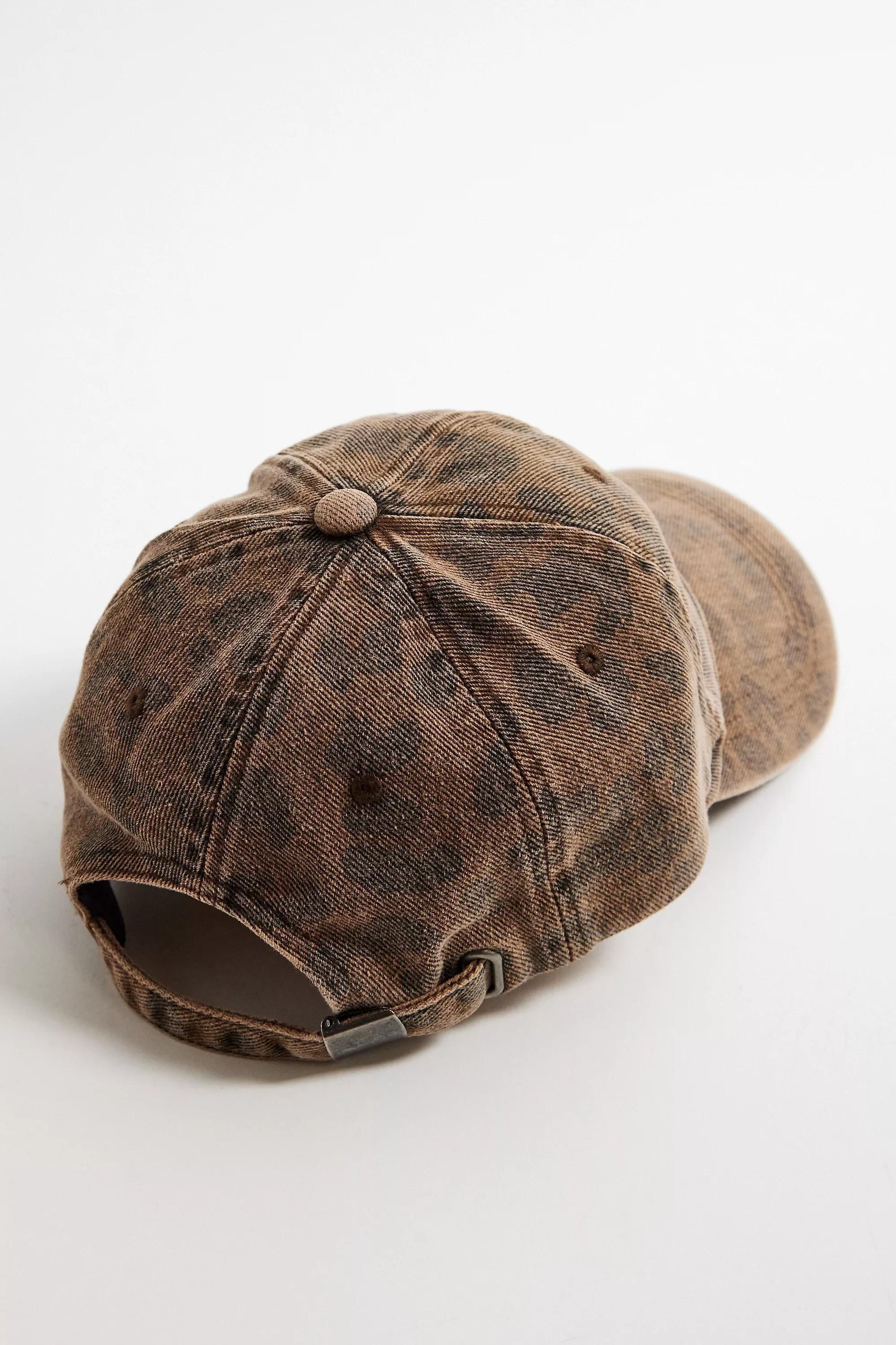 Brown Uo Leopard Print Cap, BRN, large image number 3
