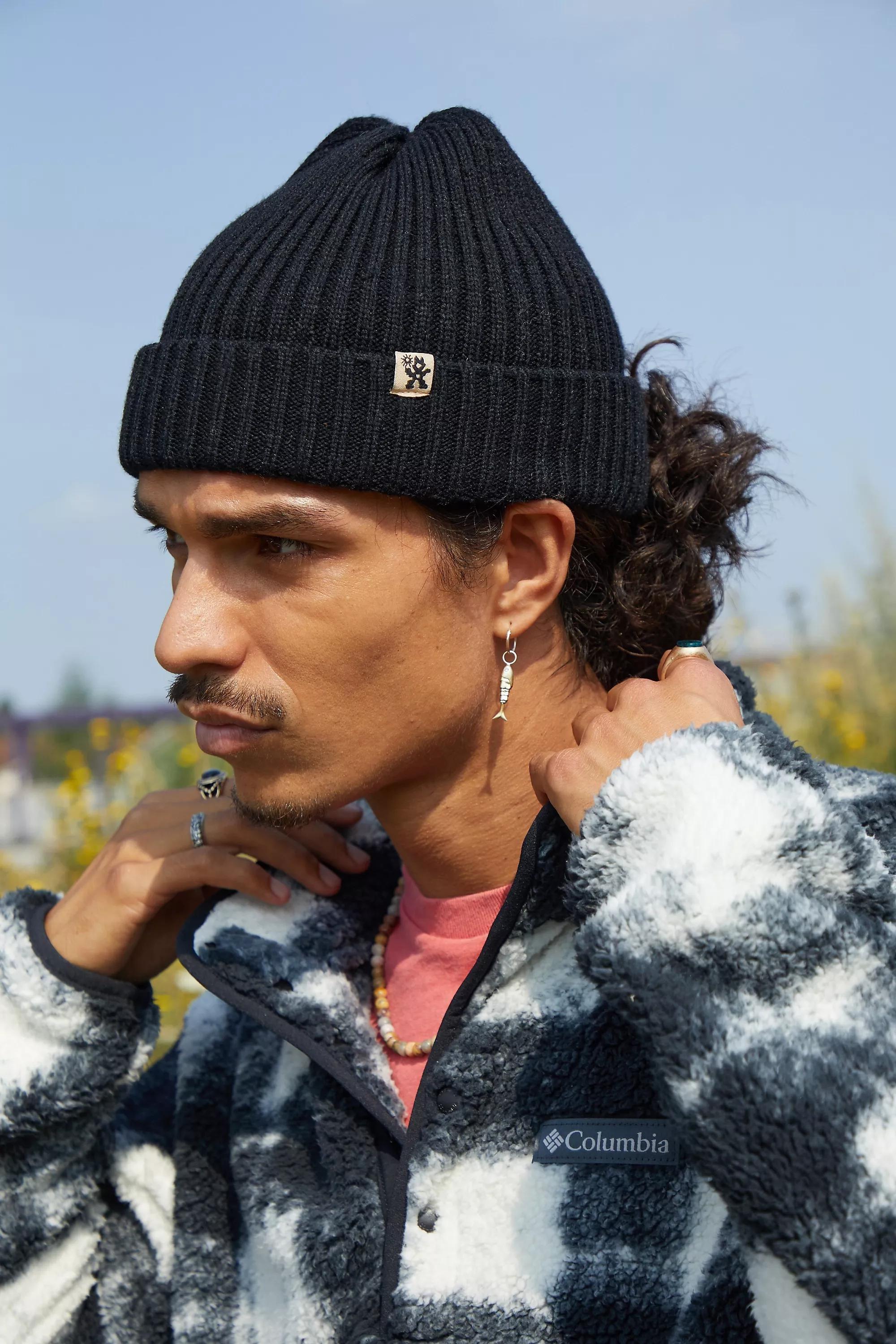 Black Ayker Beanie, BLK, large image number 1