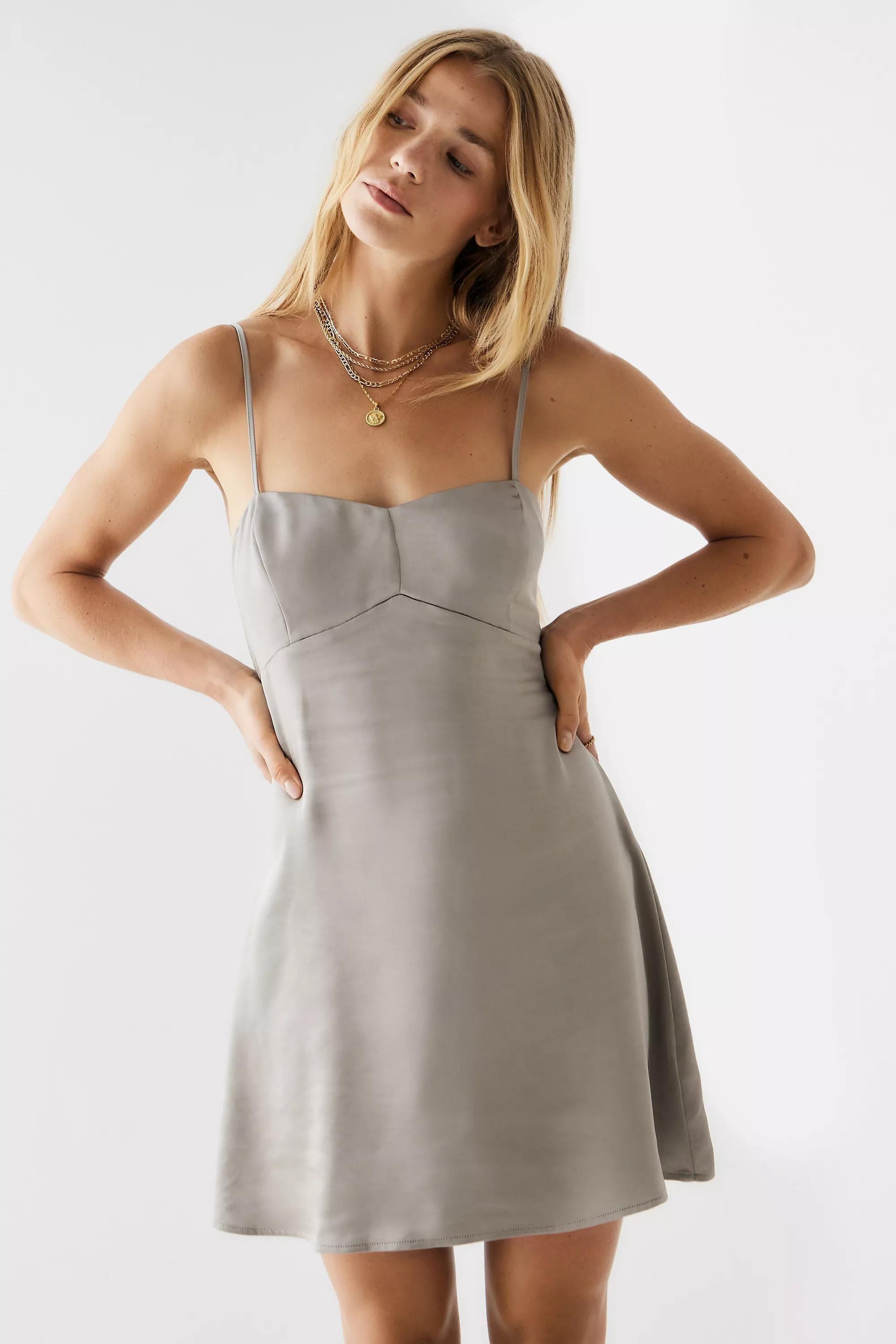 Silver Light Before Dark Bella Mini Dress, , large image number 1