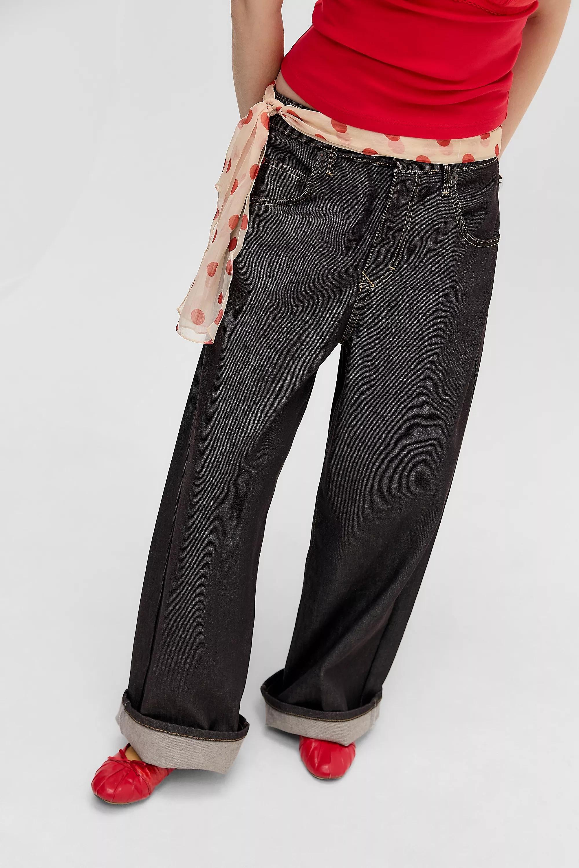 Pink Bdg Jaya Jeans, BRN, large image number 5